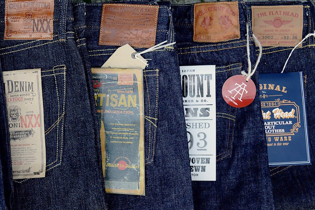 jean japonais bleu denim selvedge