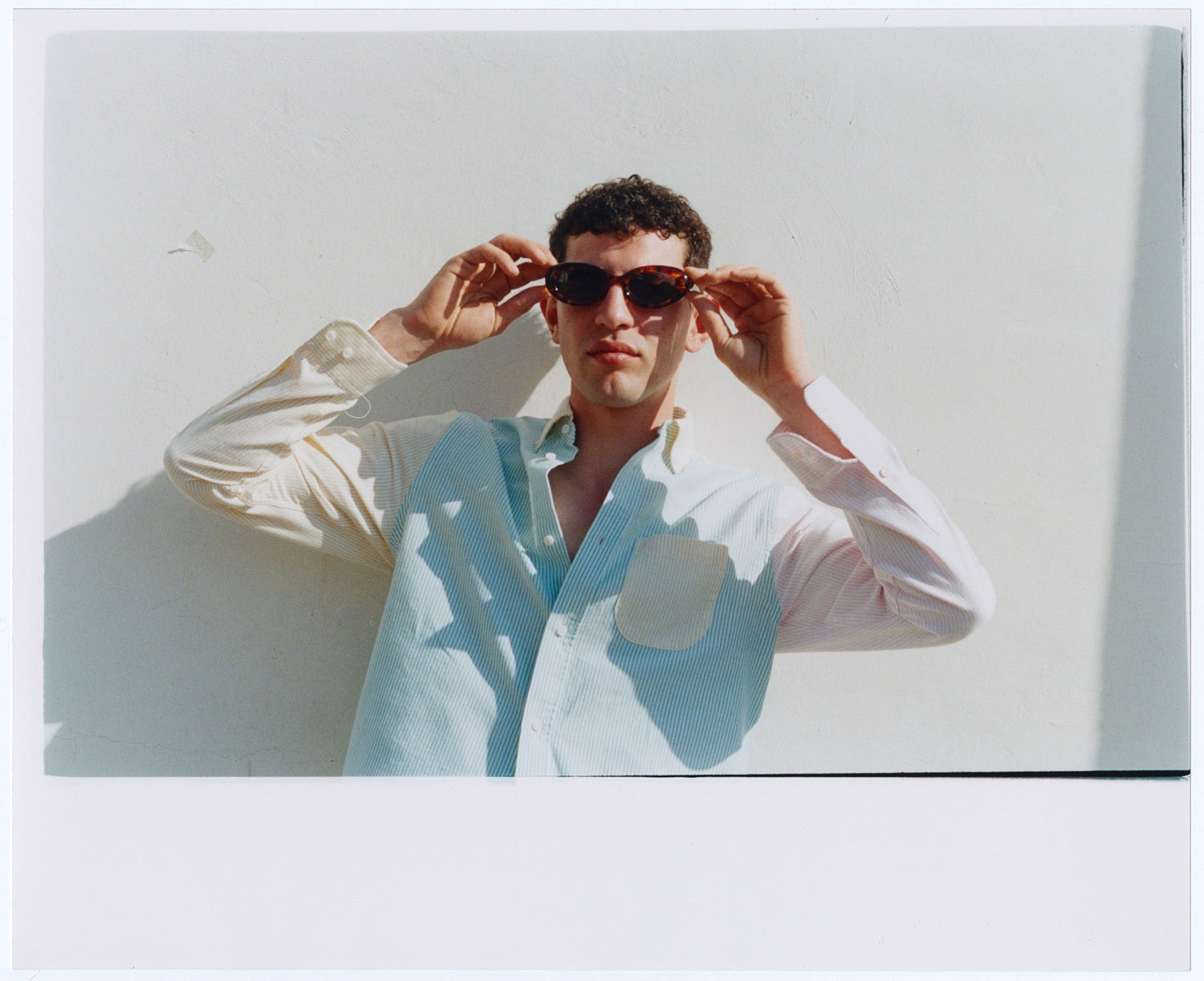 chemise multicolore homme fun shirt jaune vert rose