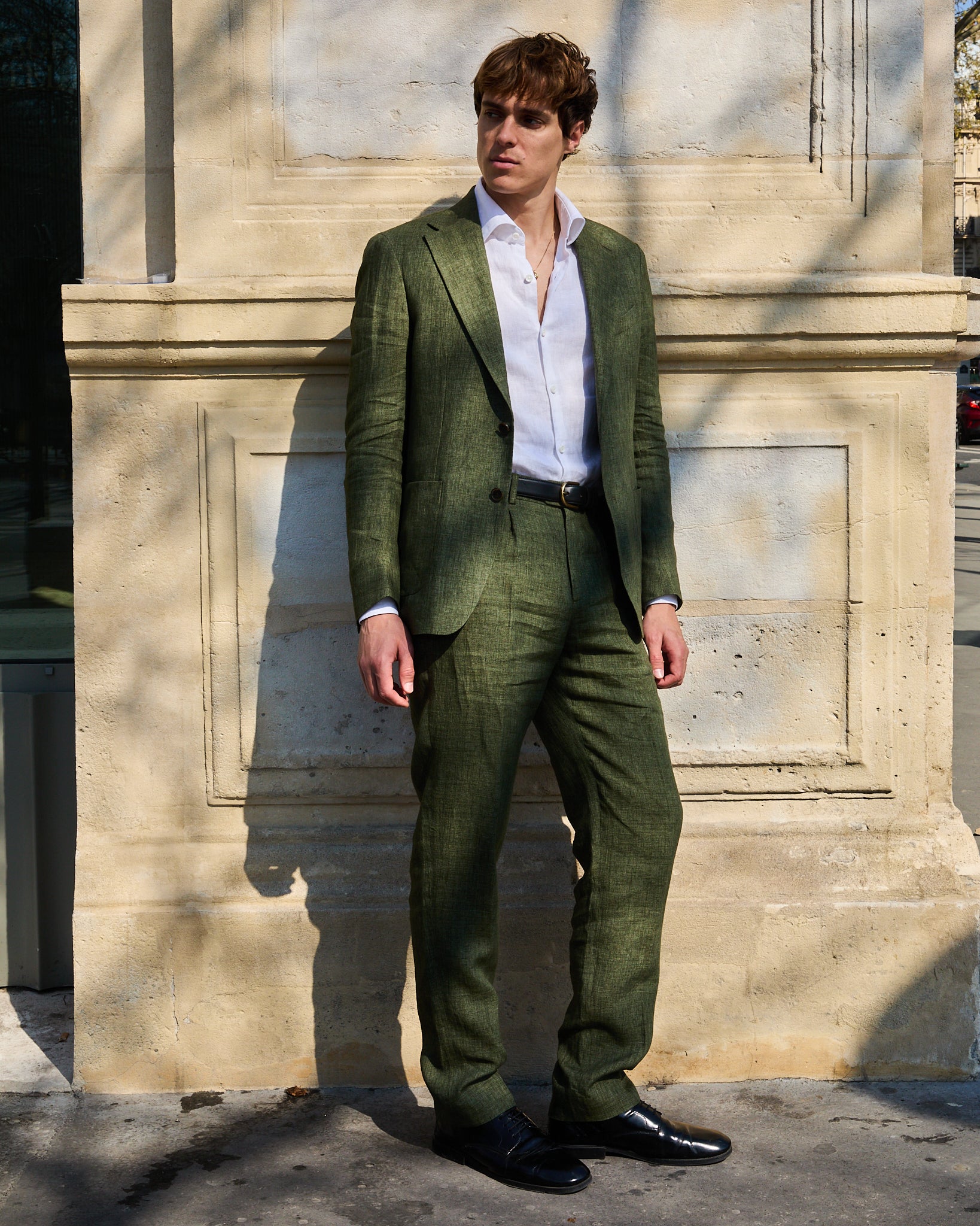 Costume Bellagio vert lin