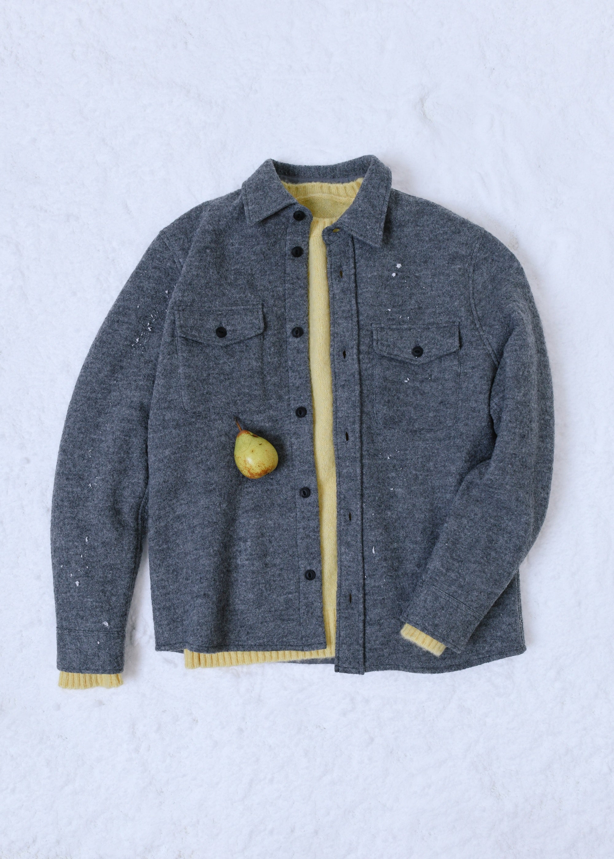 Milo overshirt in gray