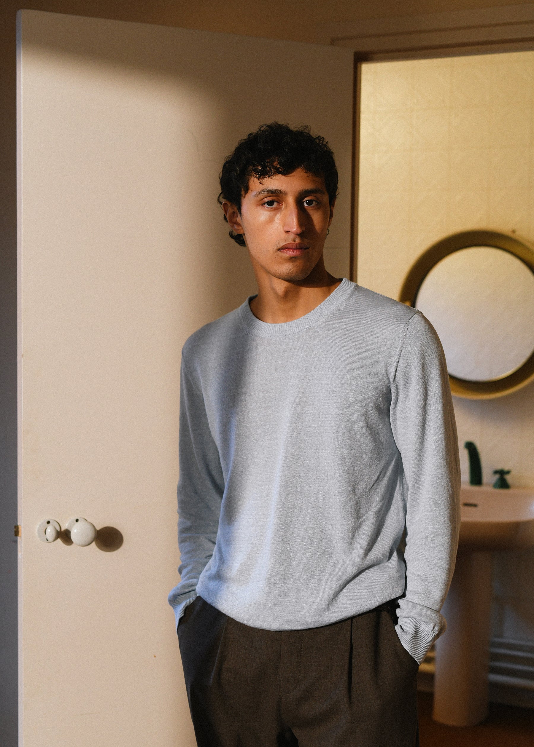 Veneto sweater in sky blue