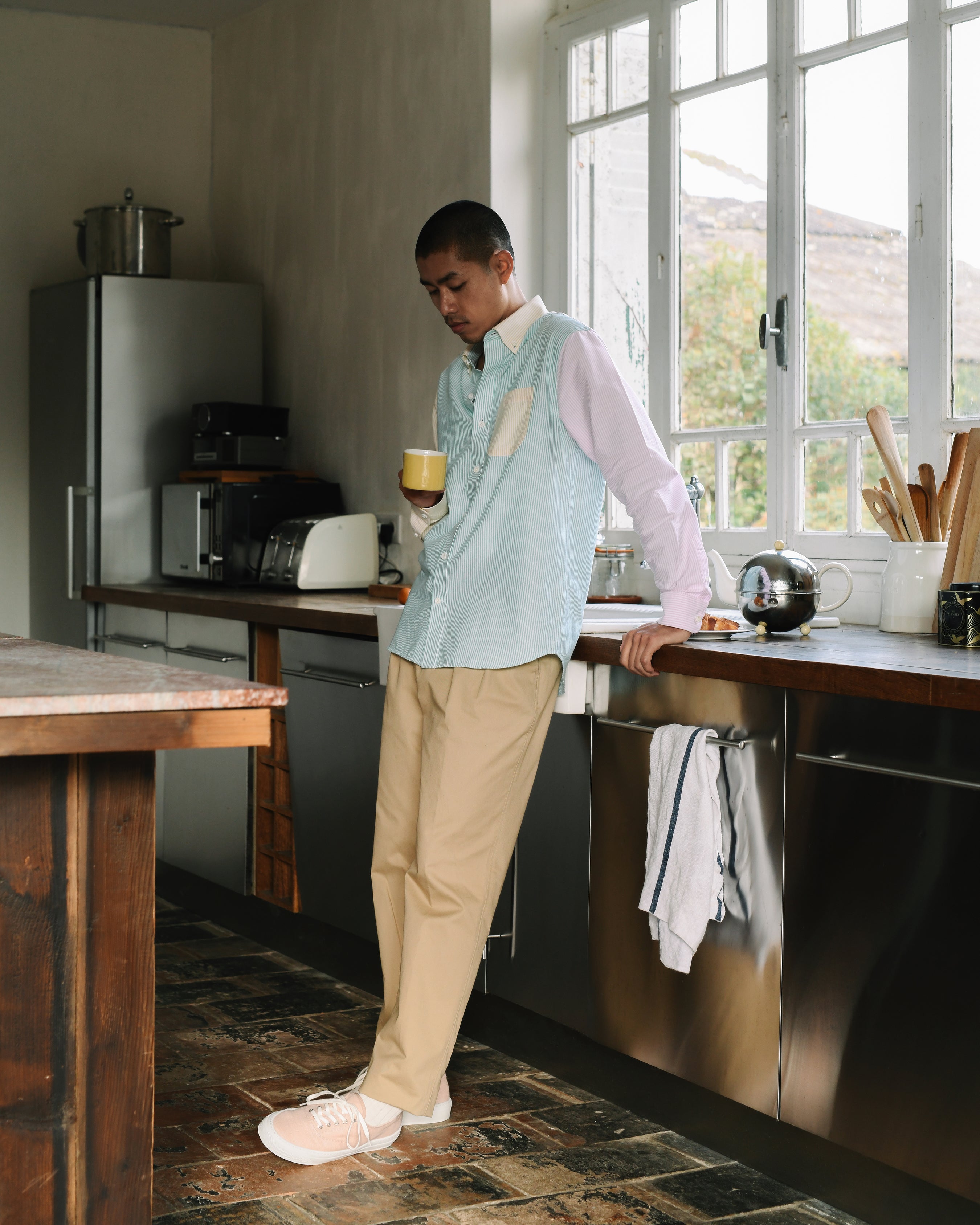 Baltimore trousers in beige