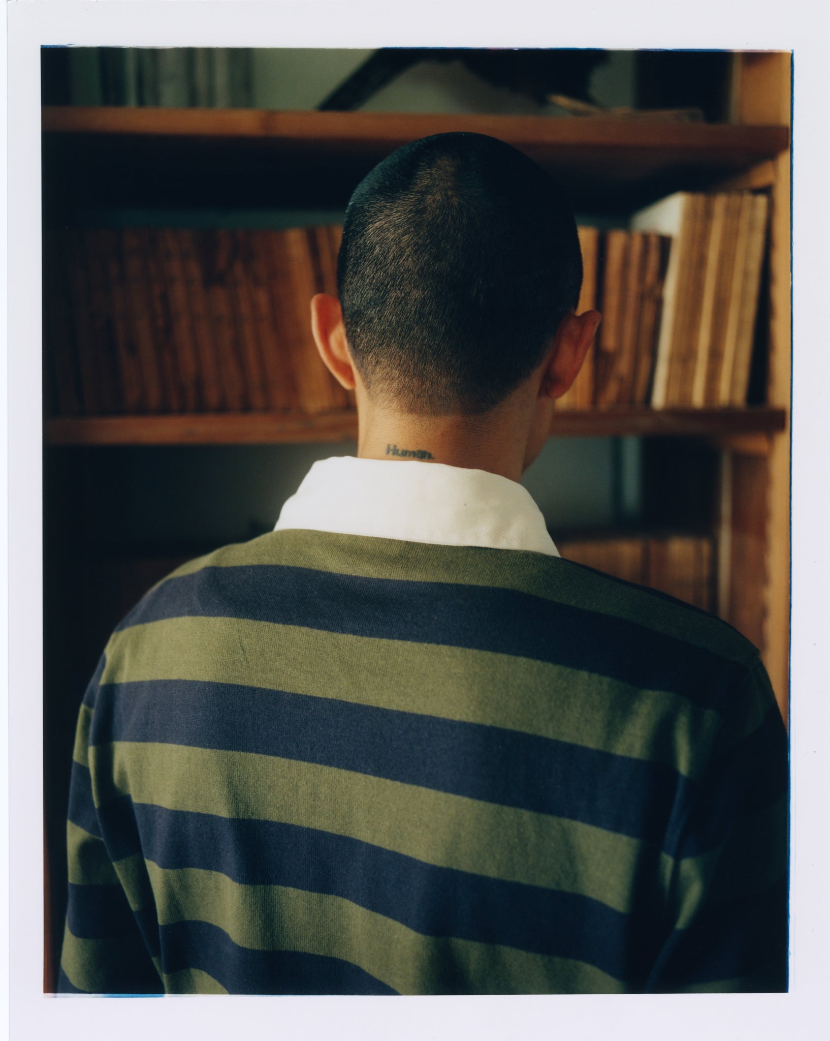 Polo Maurice vert et marine