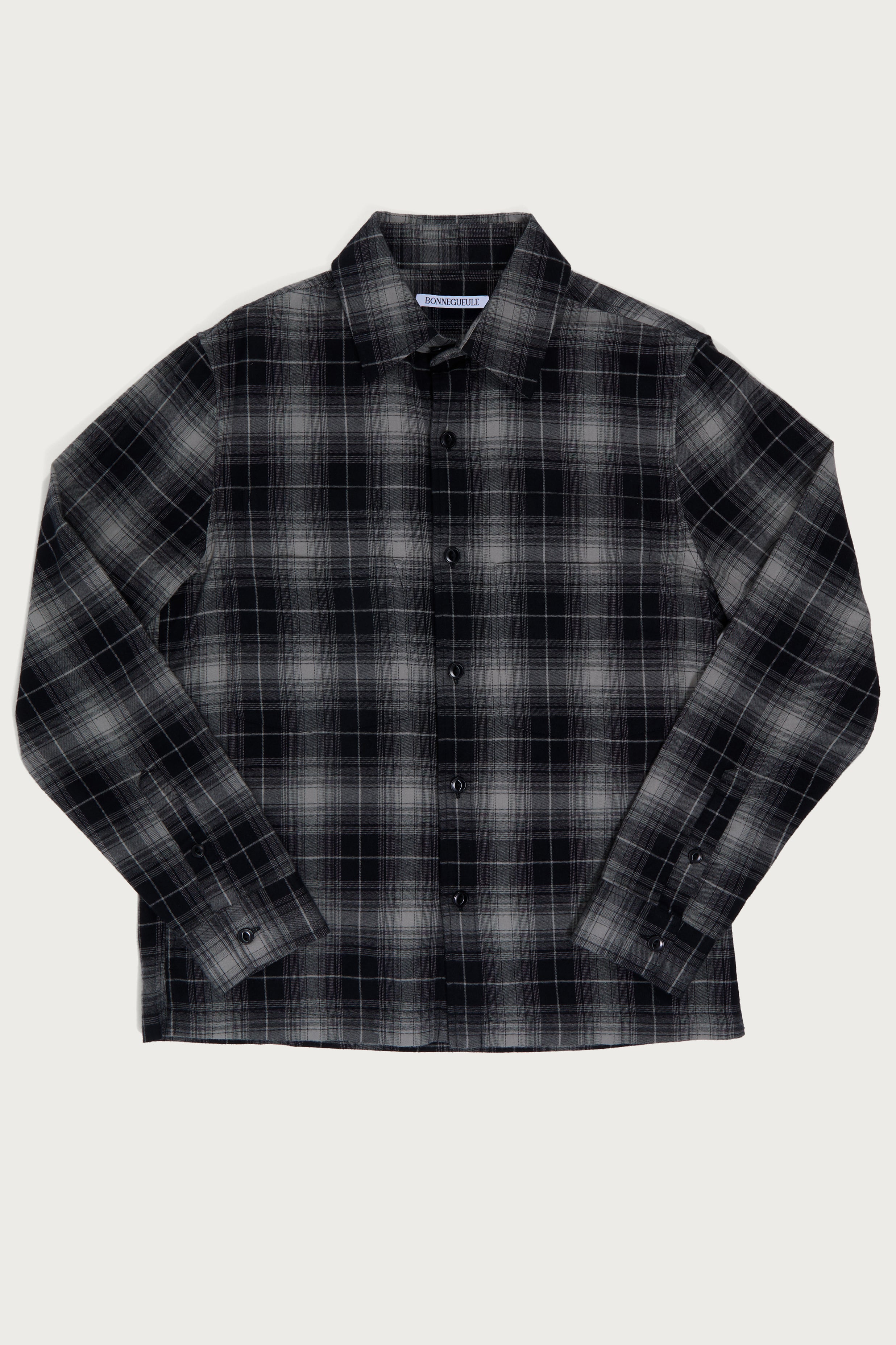 Benton shirt in charcoal