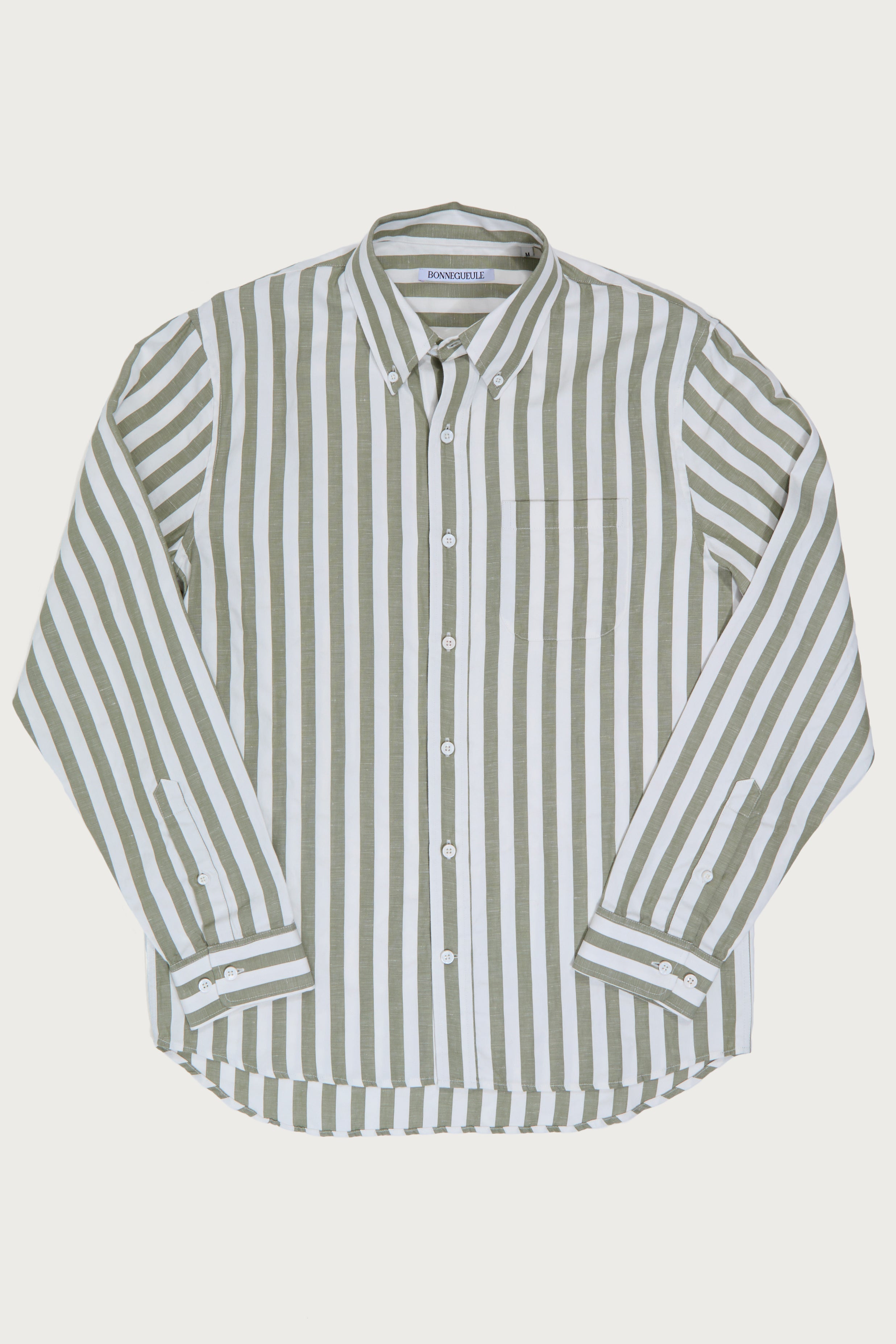 Calvi shirt in khaki and white