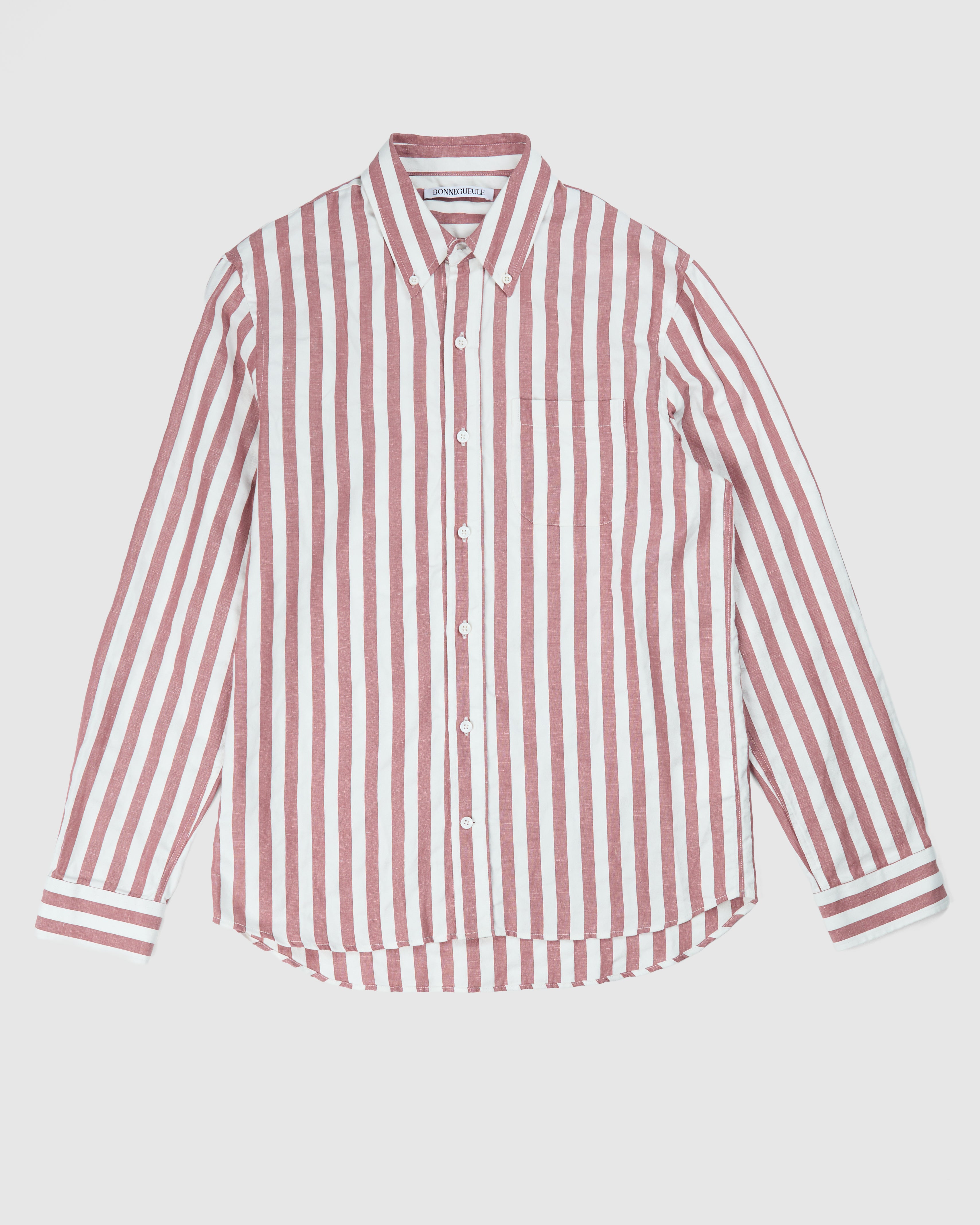Chemise Calvi rouge et blanc