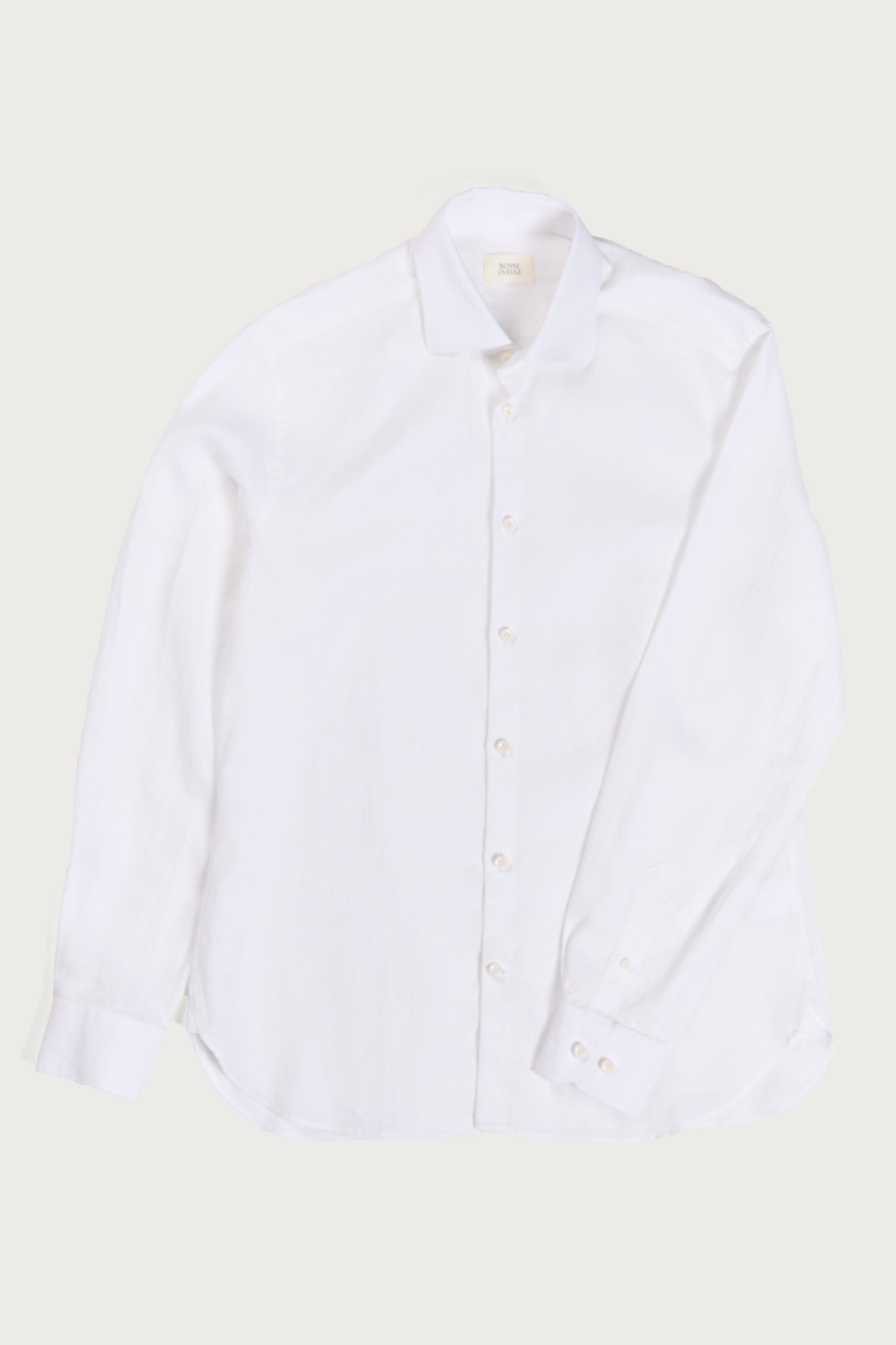 Volpaia shirt in white linen