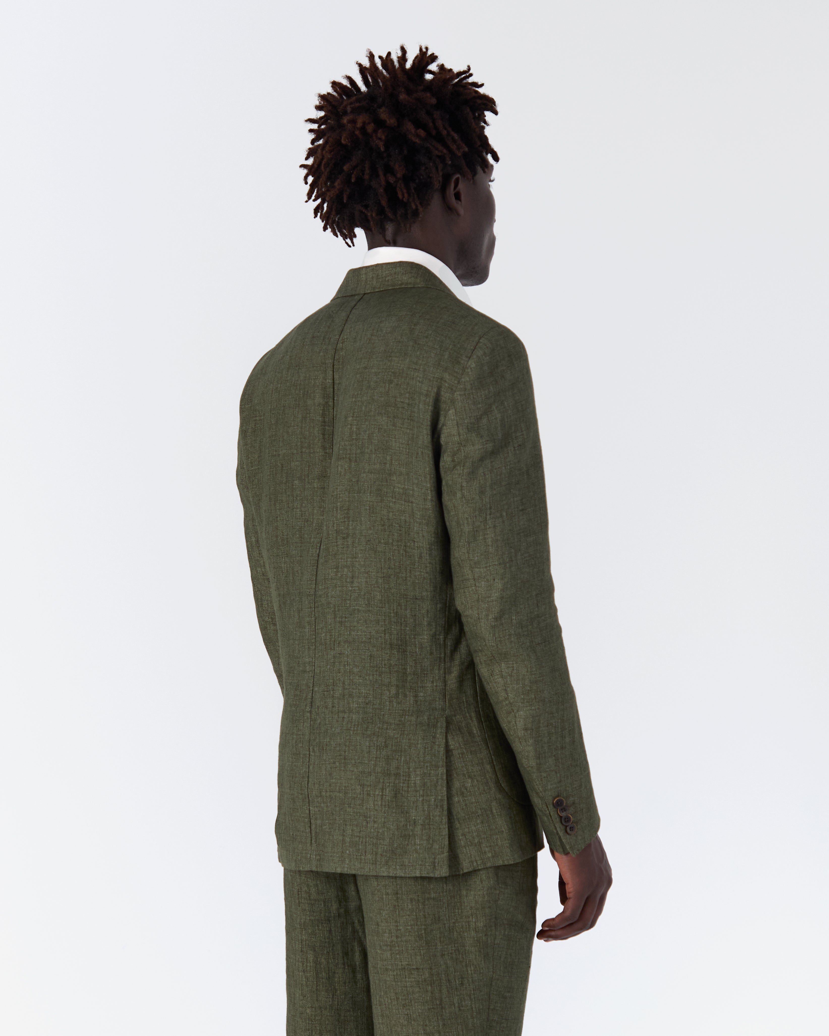 Veste Bellagio lin vert