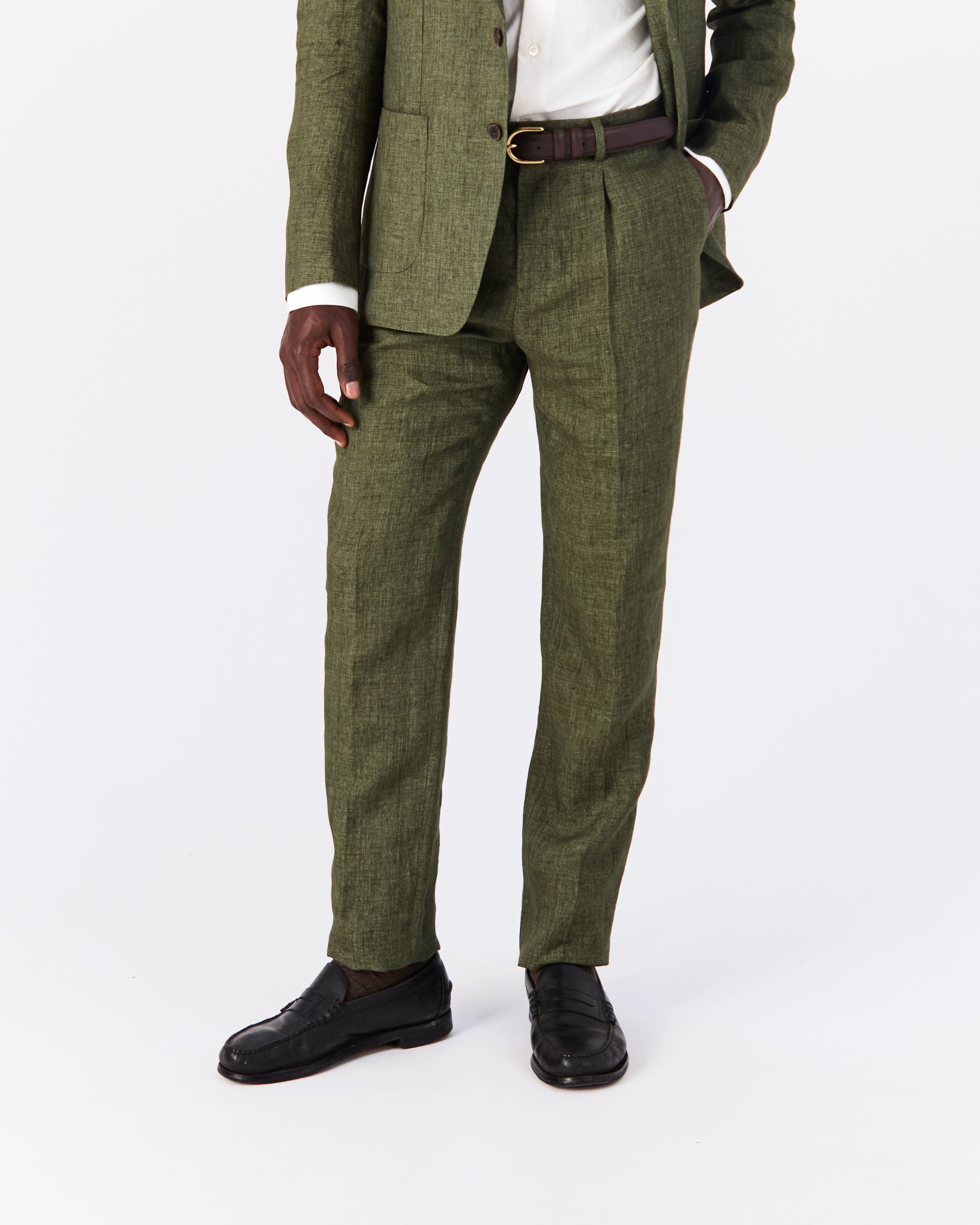 Costume Bellagio vert lin