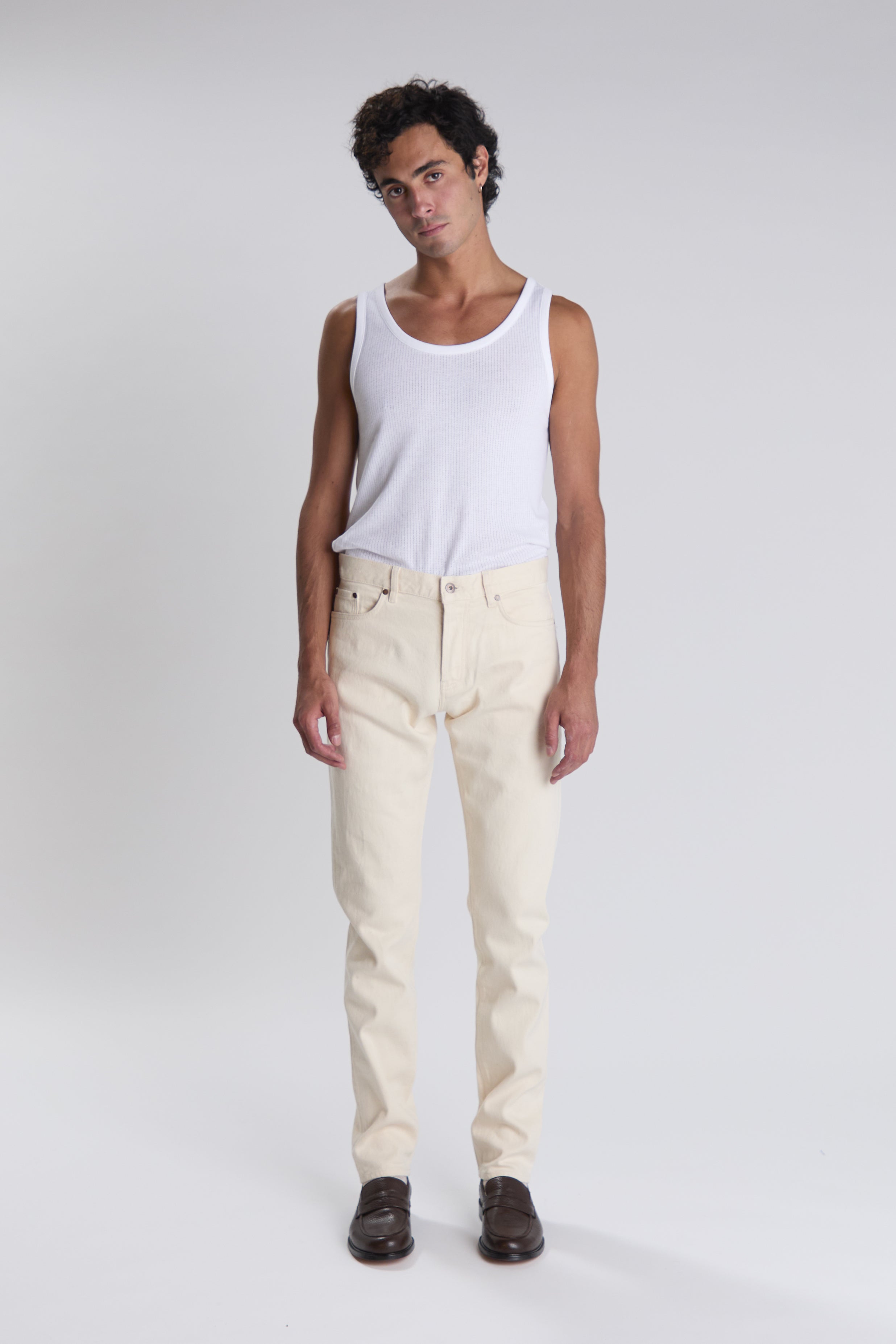 Alberto jeans in ecru