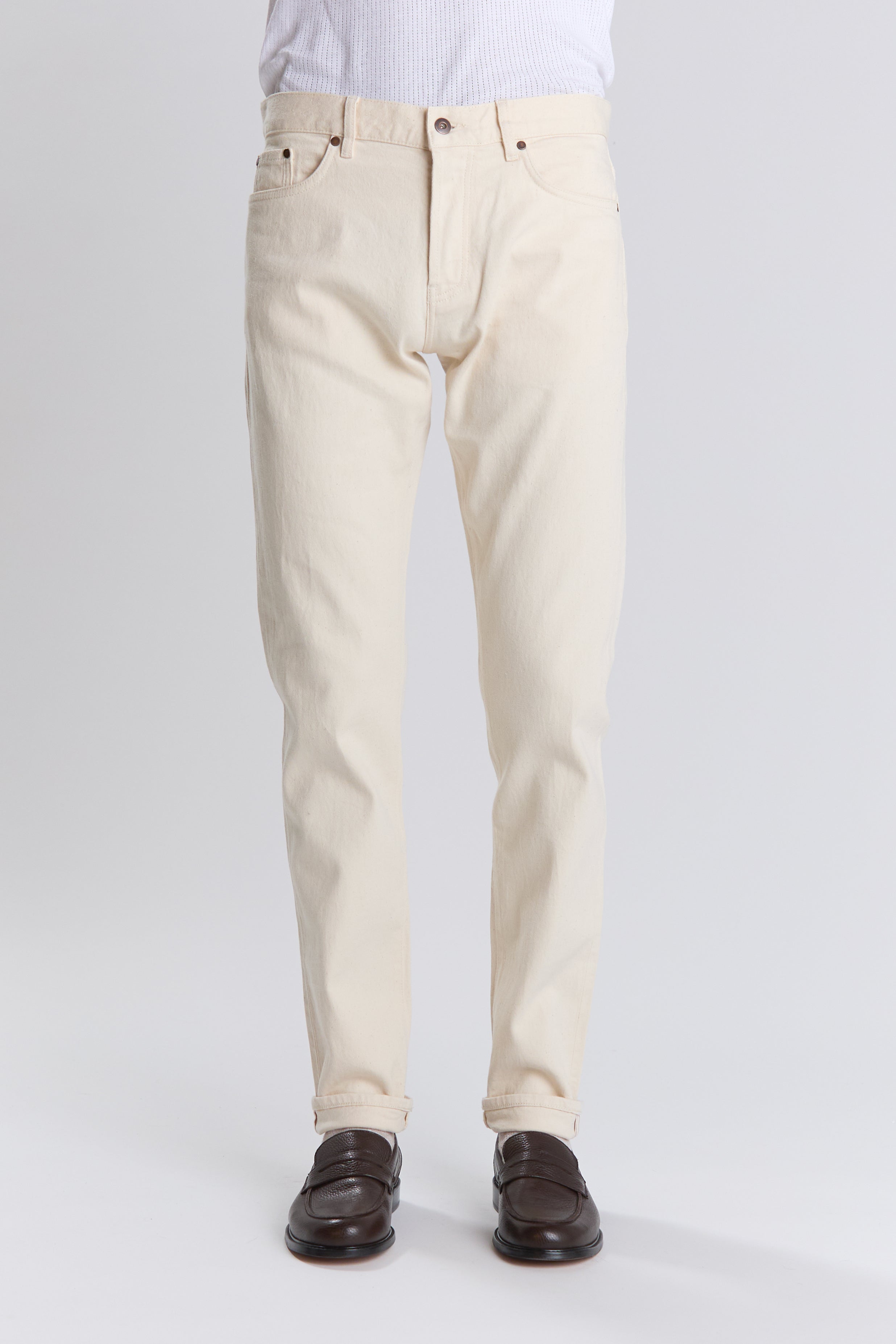 Alberto jeans in ecru