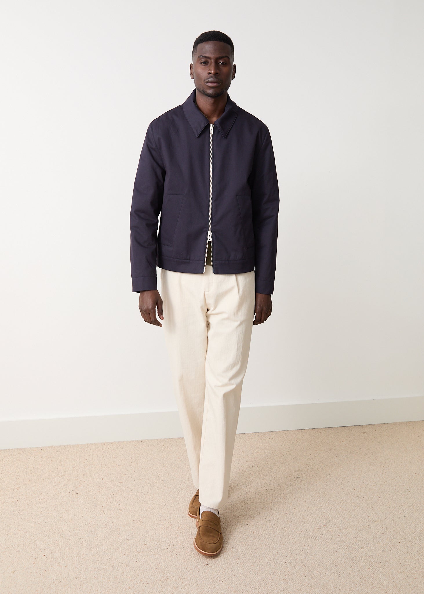 Positano Cotton Zip-Up Jacket