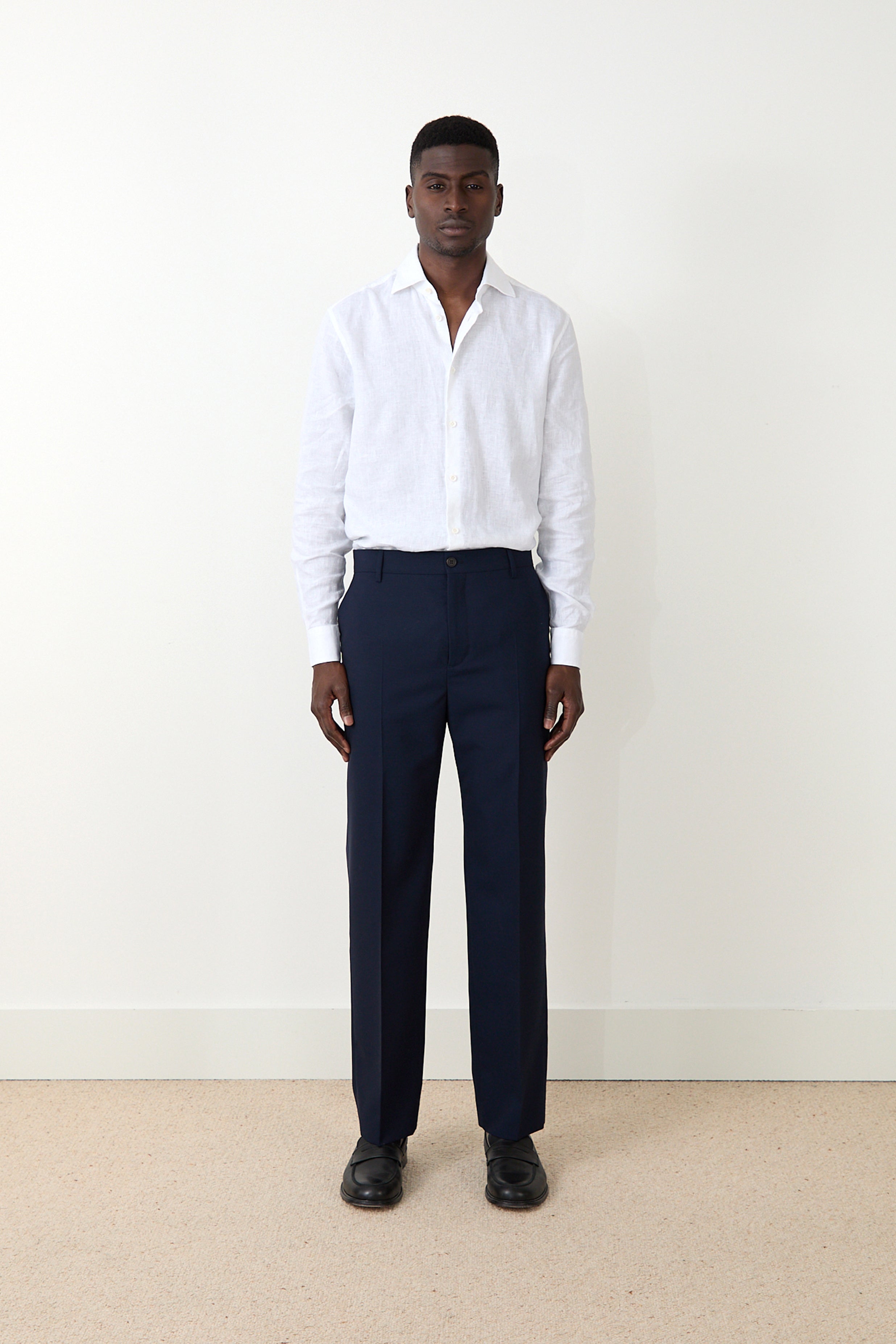 Belleville trousers in navy