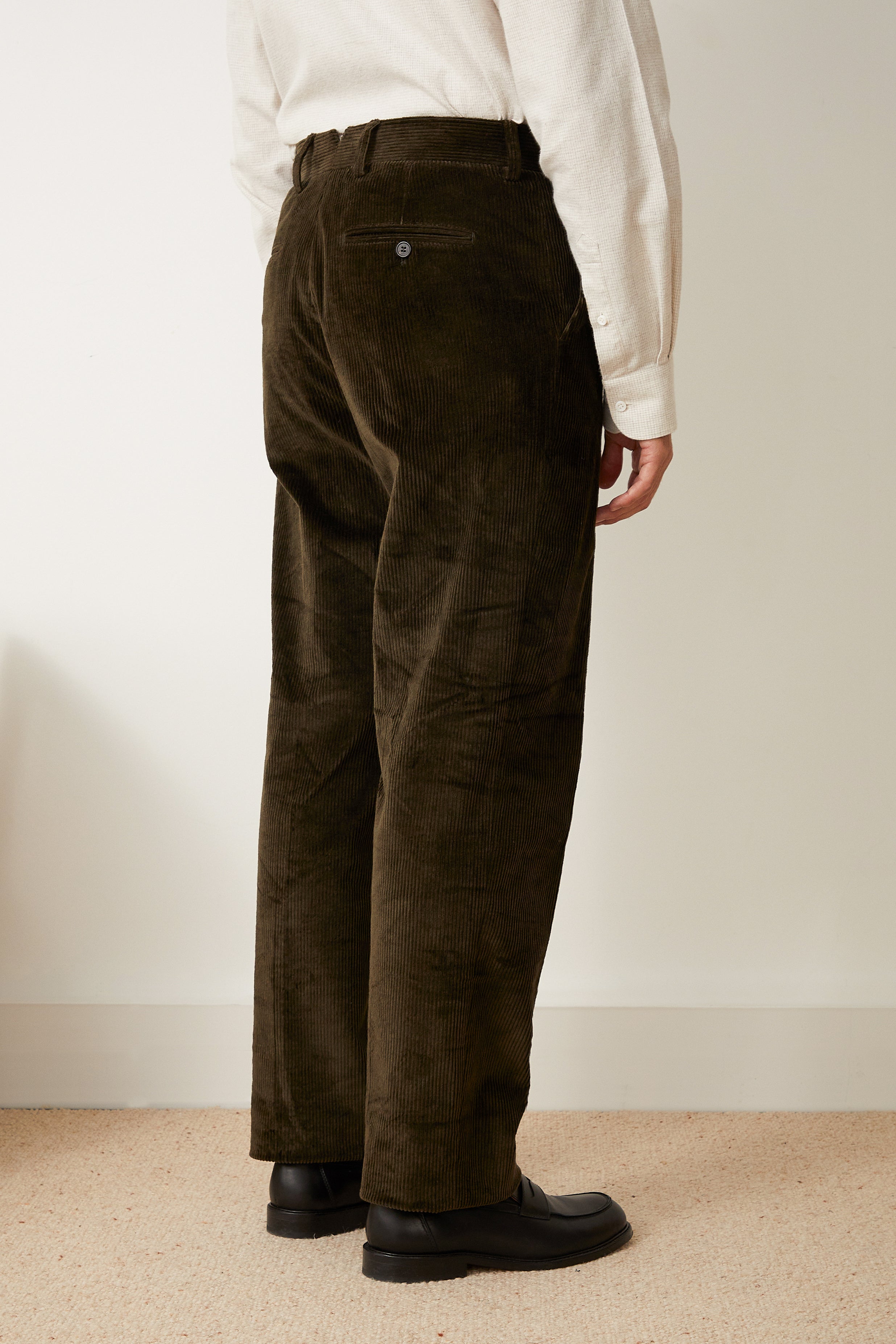 Belleville trousers in dark green