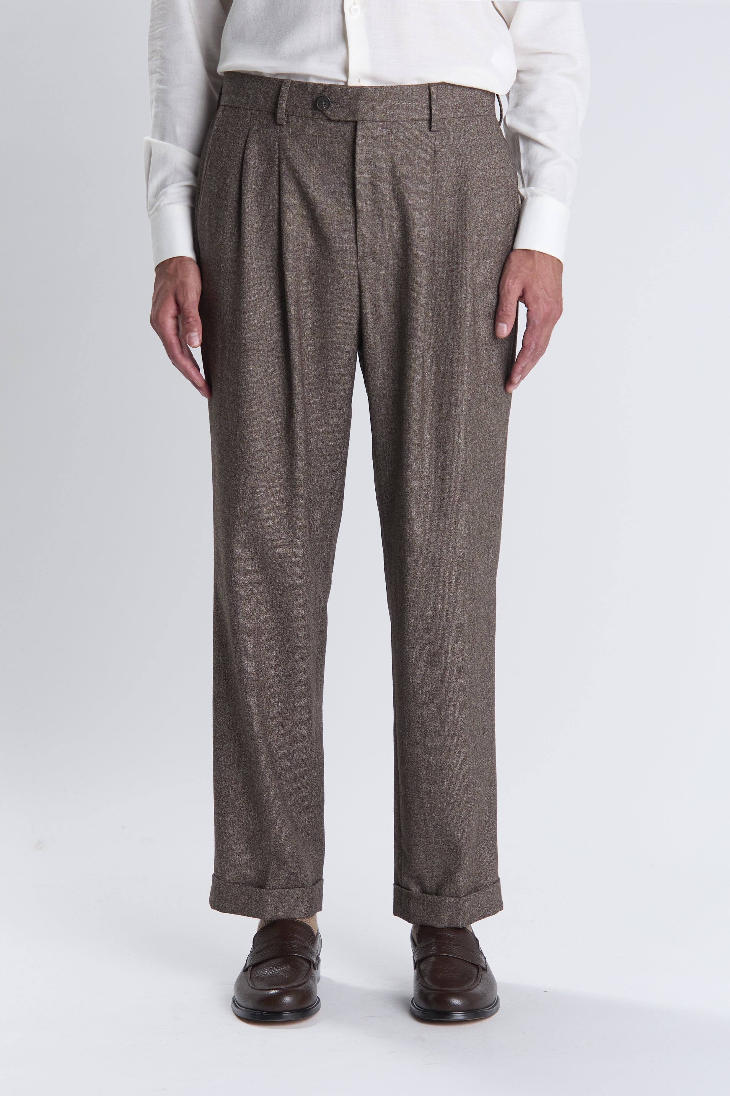 Bergame trousers in taupe