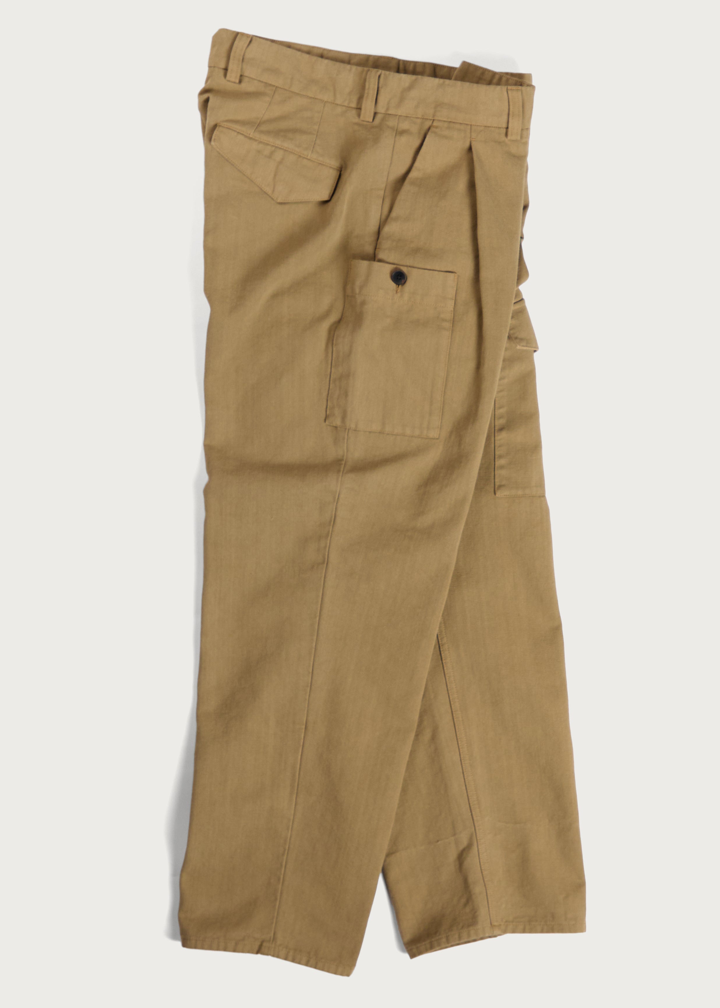 Kamikoshi trousers in coyote