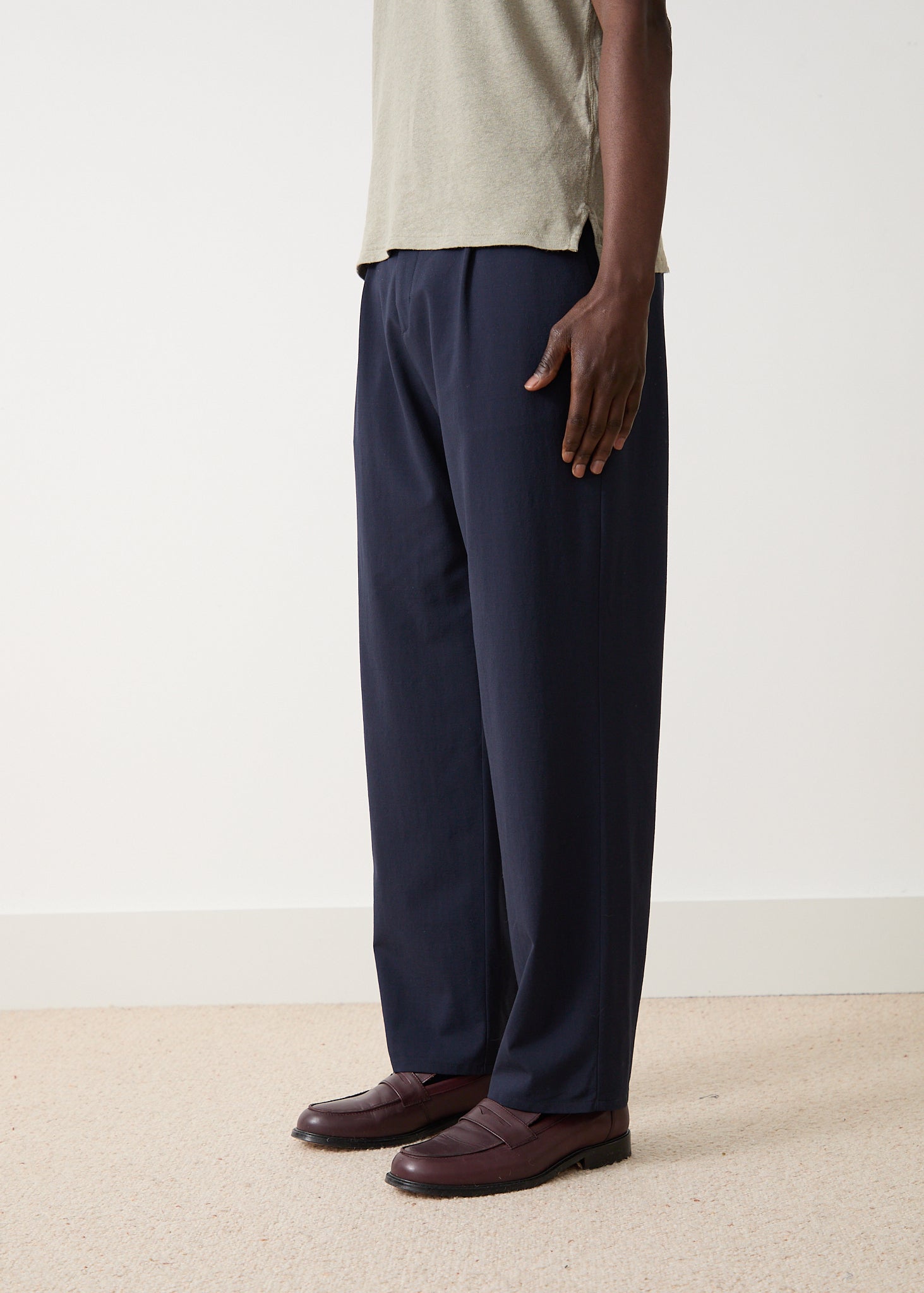 Poetto trousers in navy