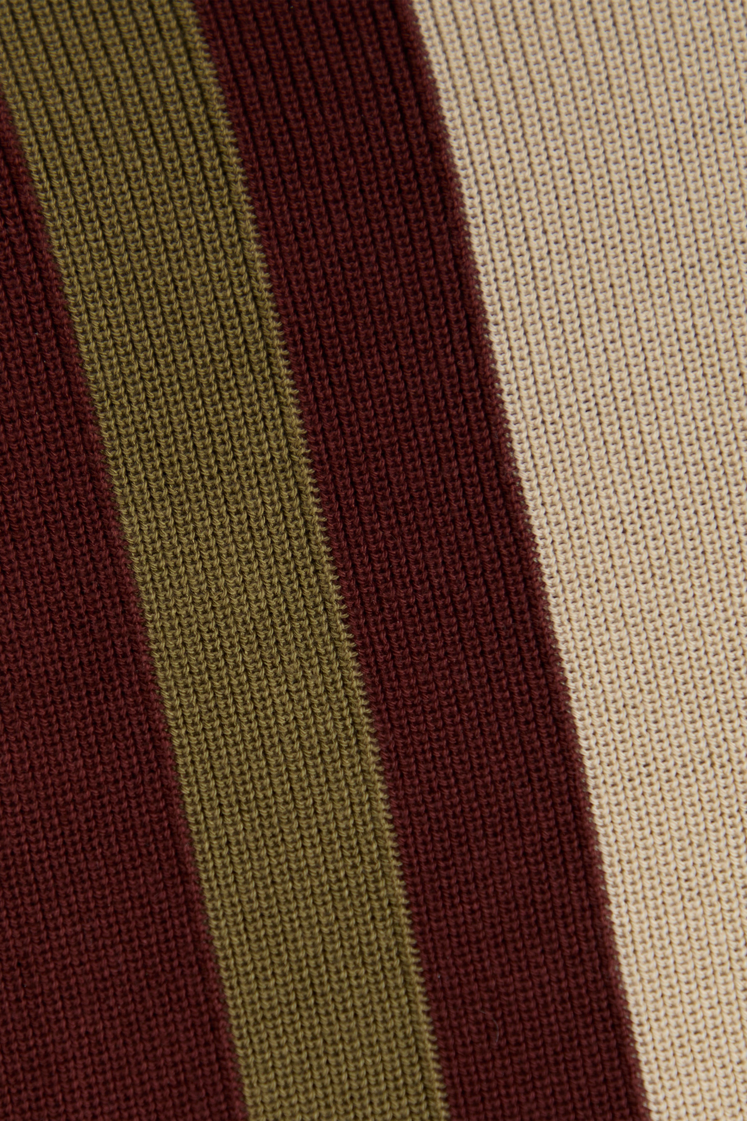 Polo Numana terracotta à rayures