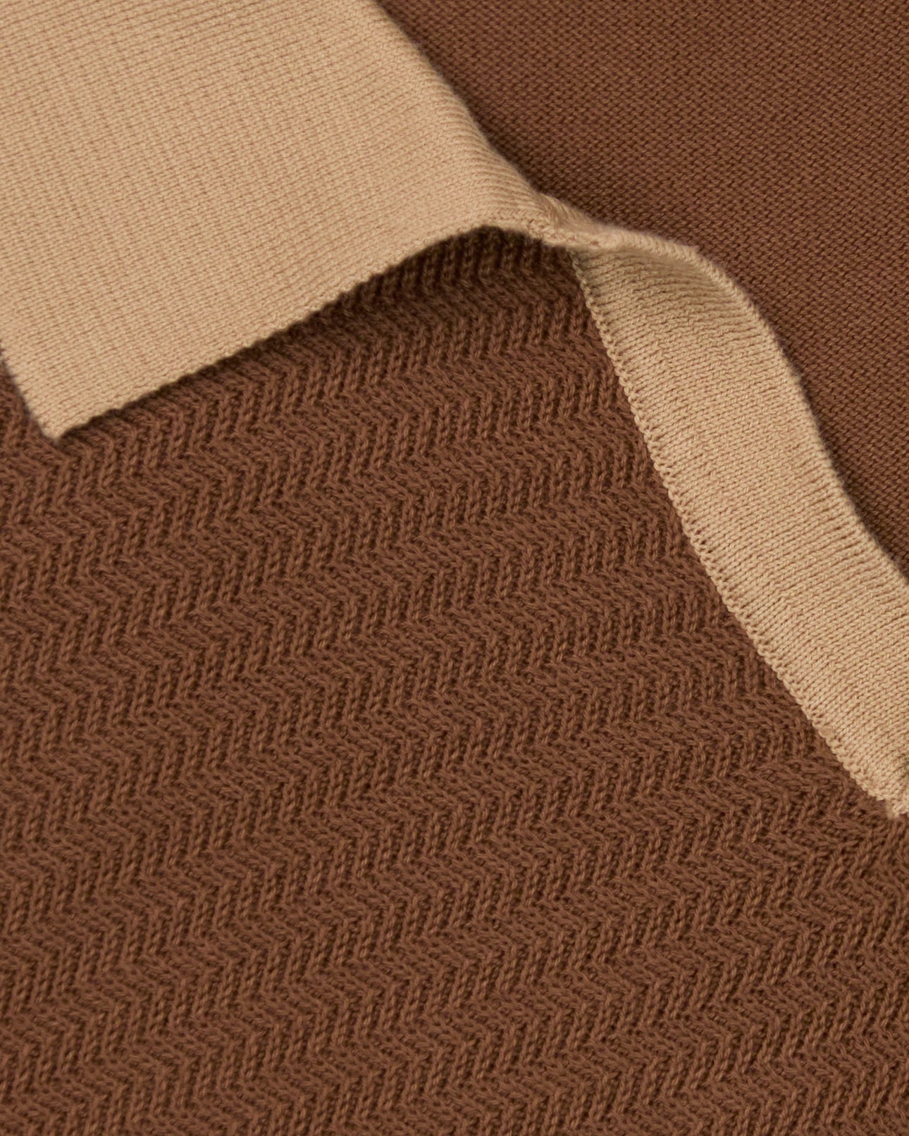 Numana polo in brown