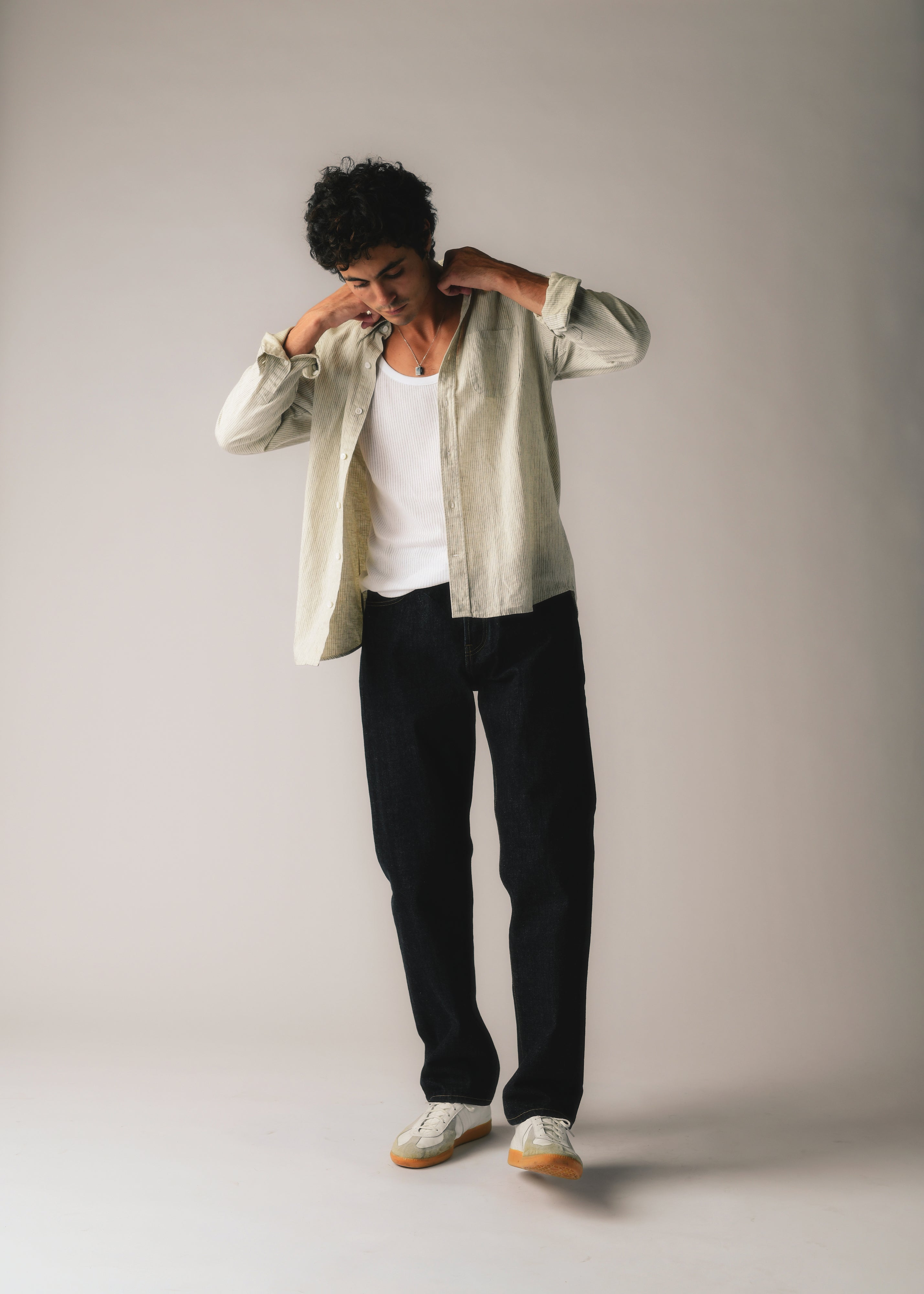 Renji jeans in raw denim