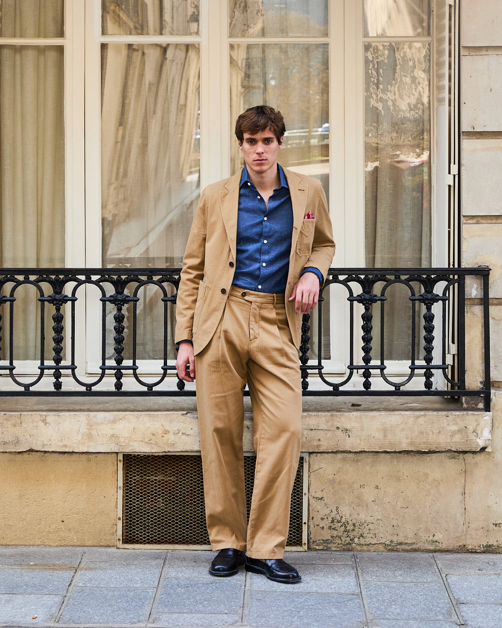 Sorrente suit in sand