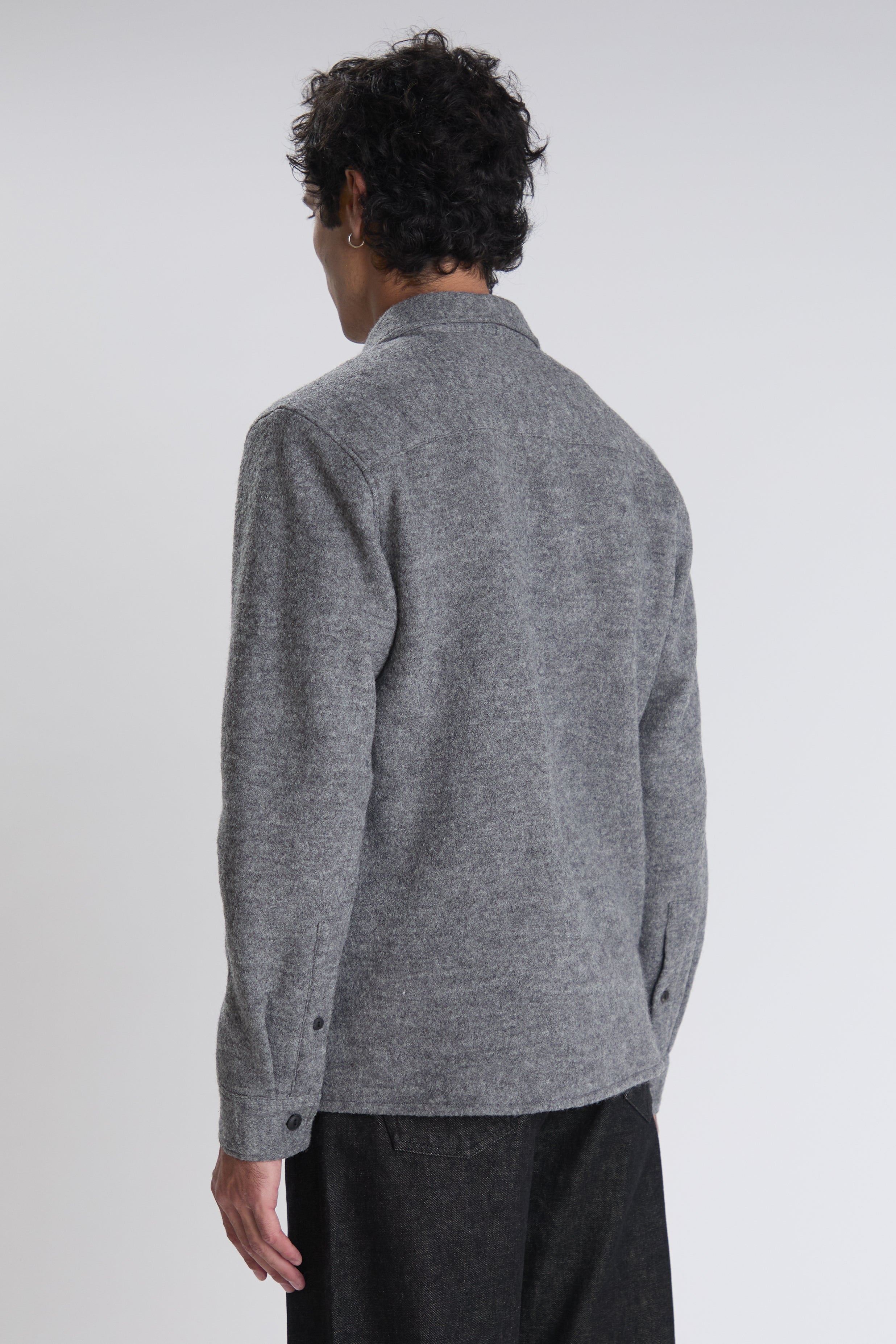 Milo overshirt in gray