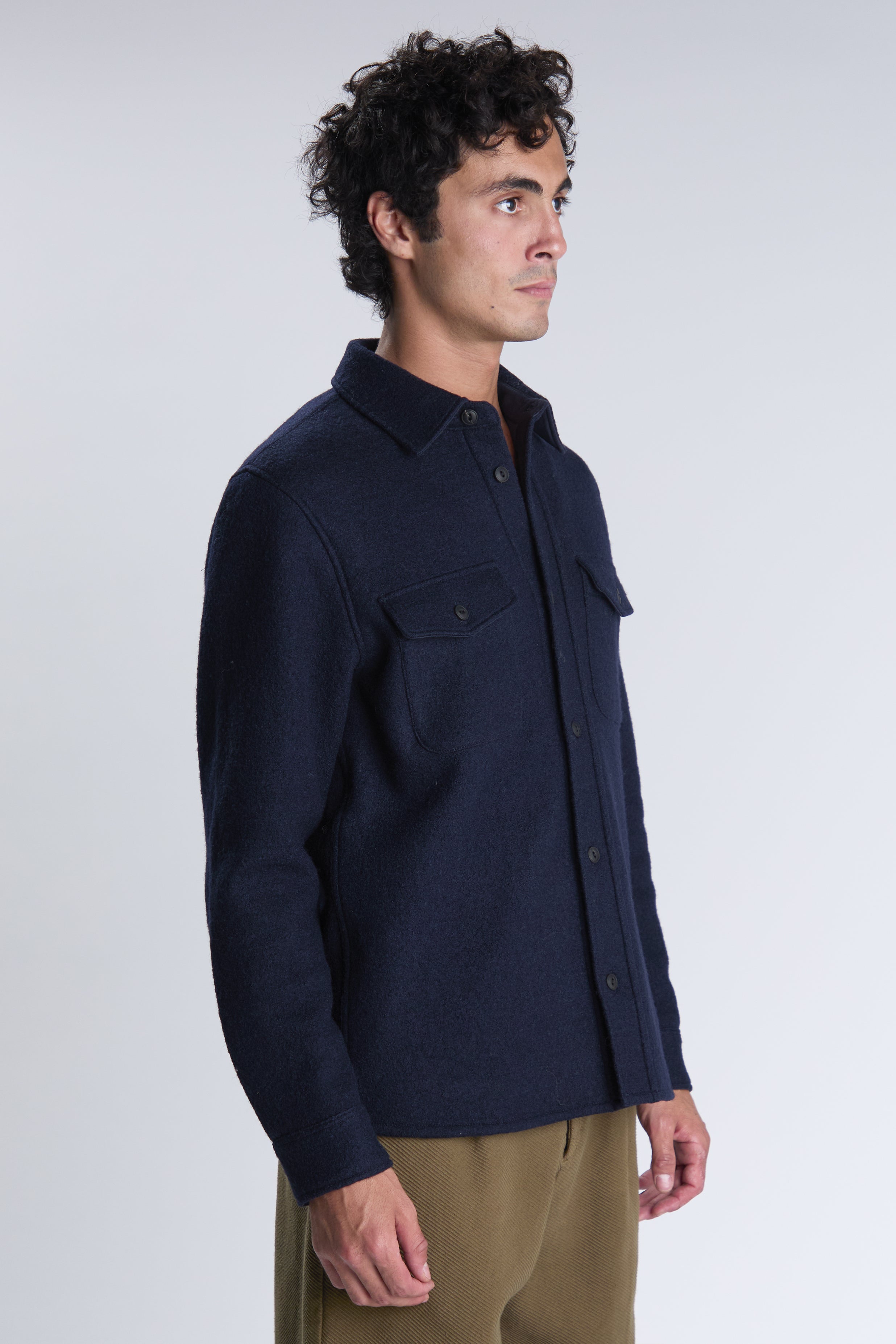 Milo overshirt in navy
