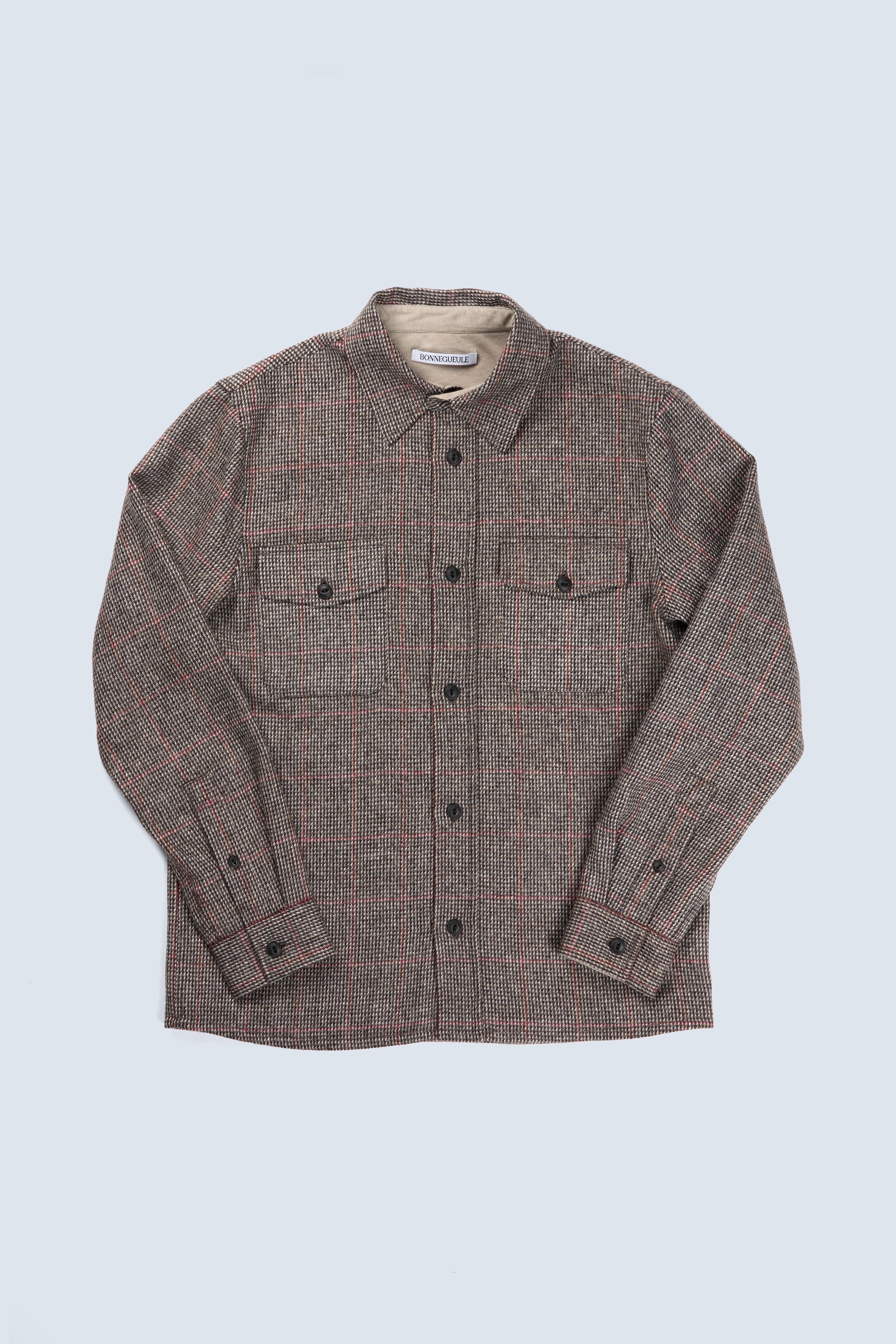 Surchemise Milo grise à motif