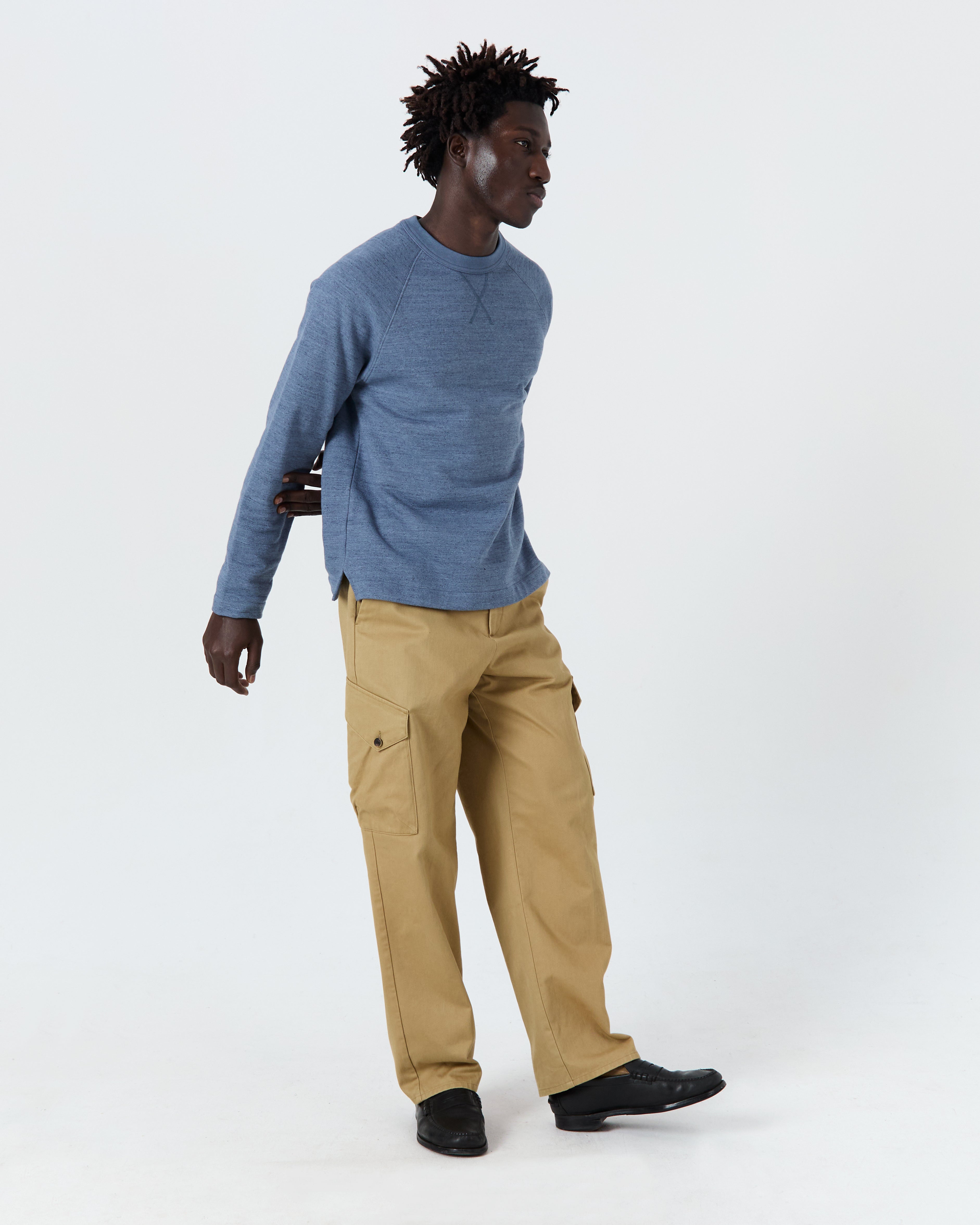 Lowell sweatshirt in indigo