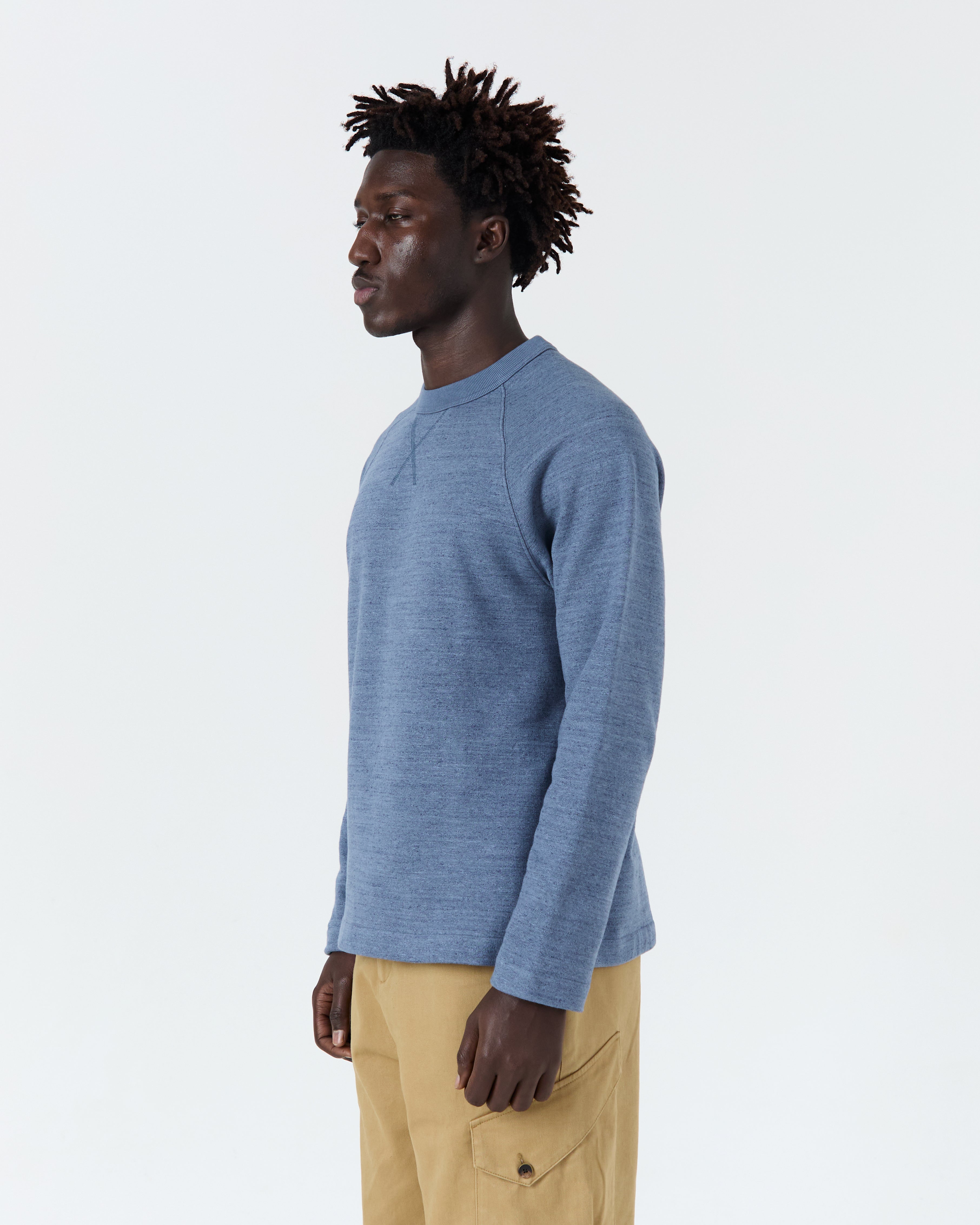 Lowell sweatshirt in indigo