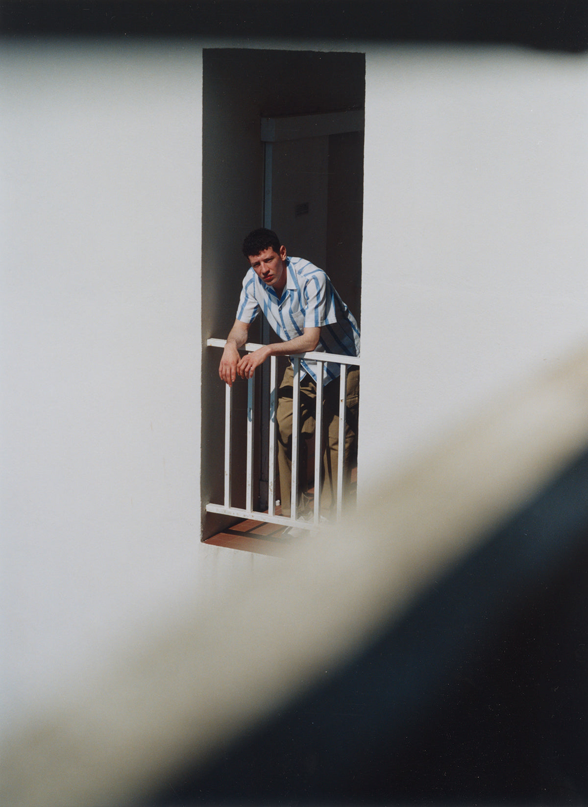 Bidart shirt in white and blue