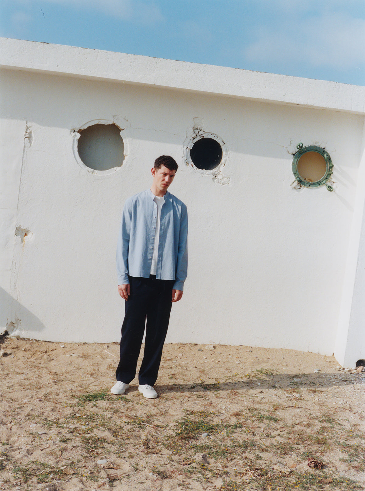 Poetto trousers in navy