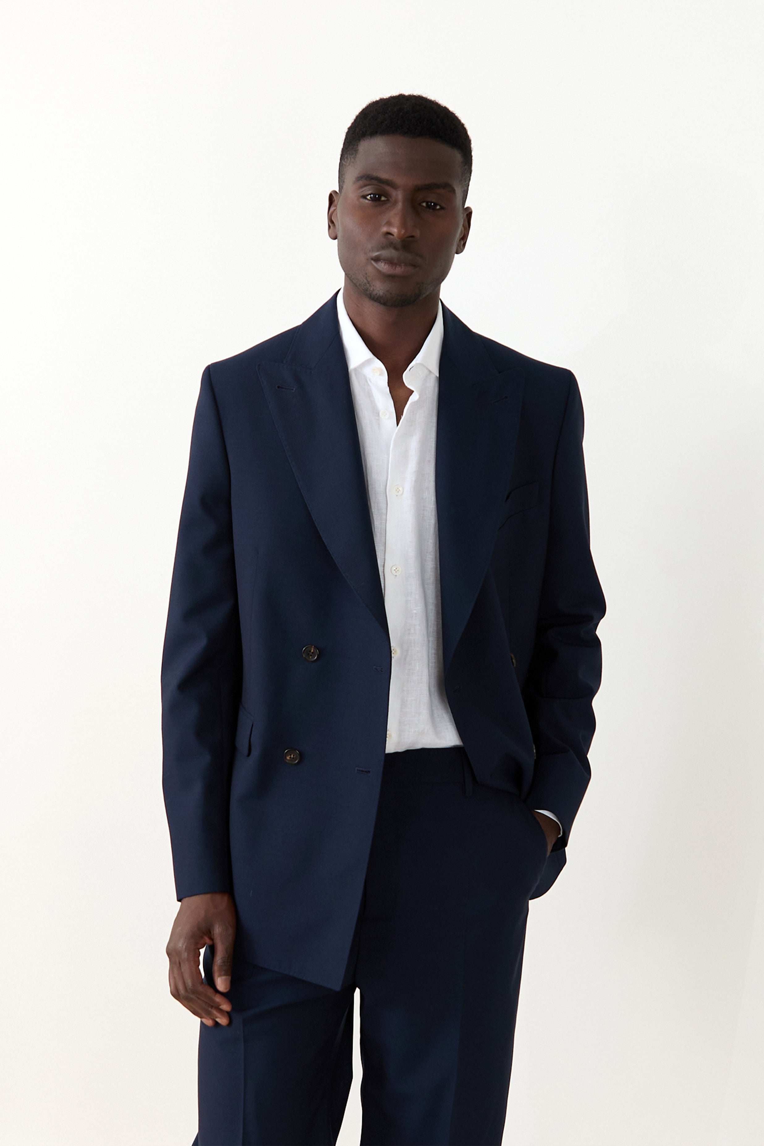 Belleville navy suit