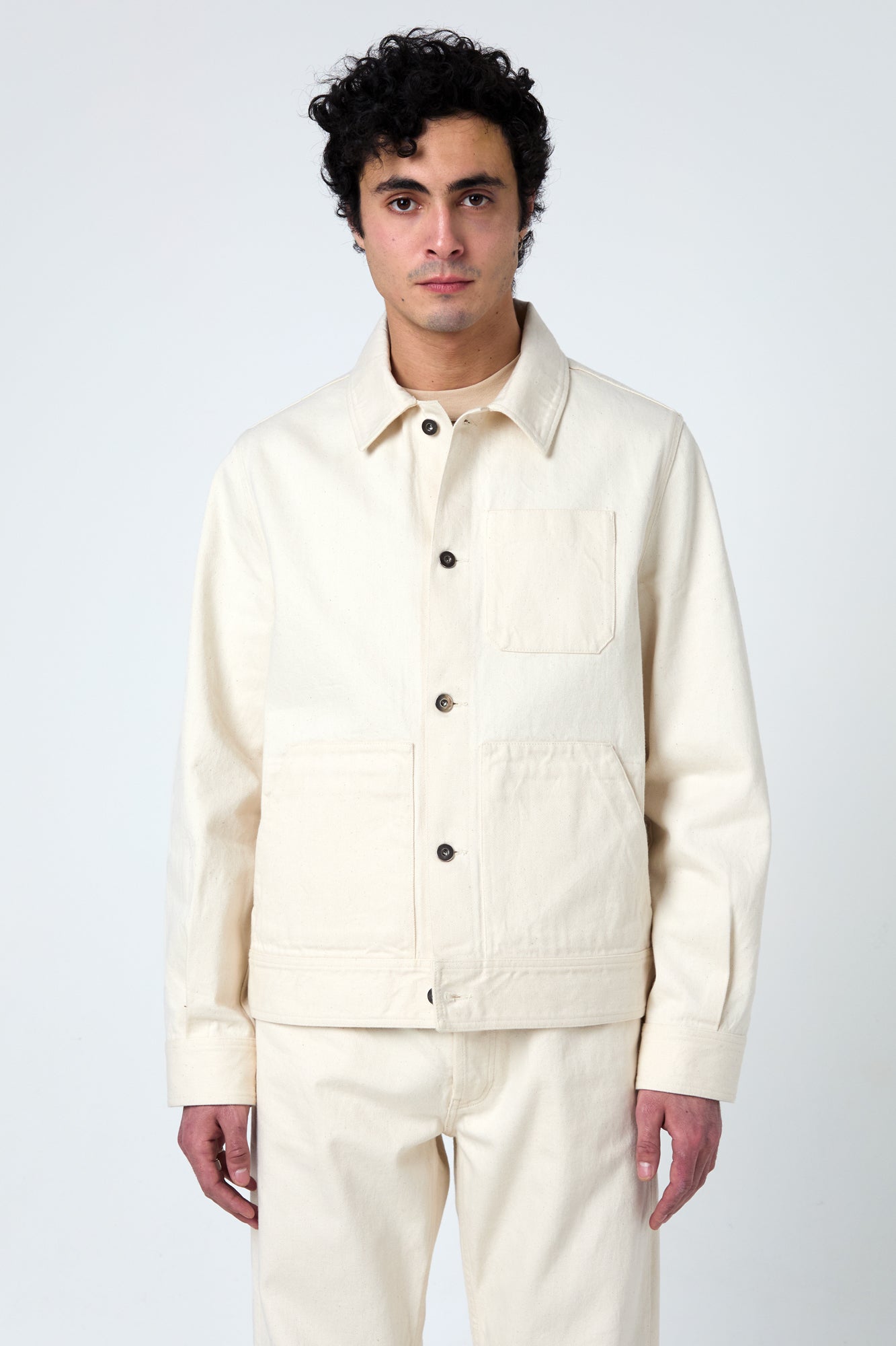 Bergame jacket in ecru