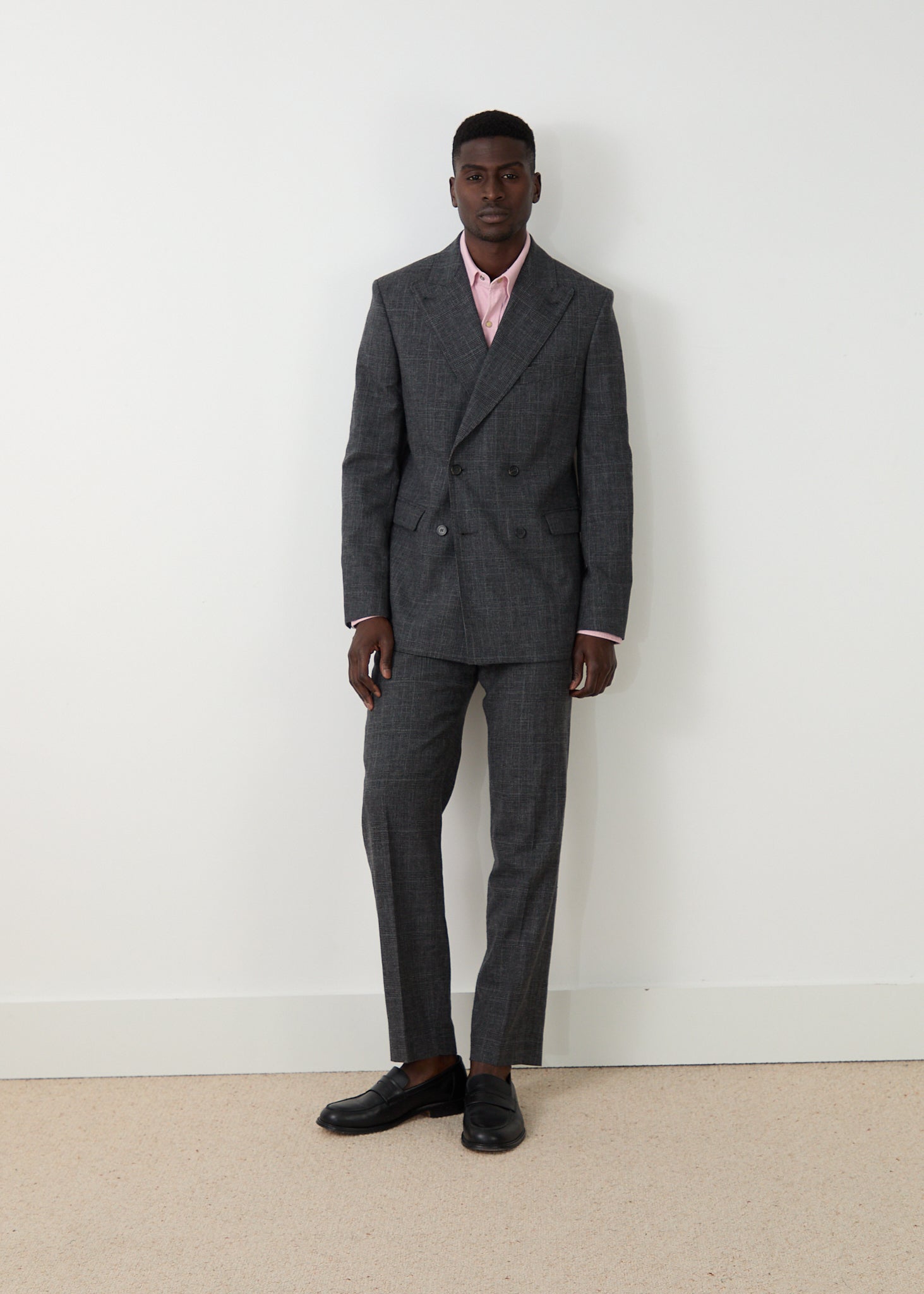 Belleville Double Breasted Prince of Wales Suit