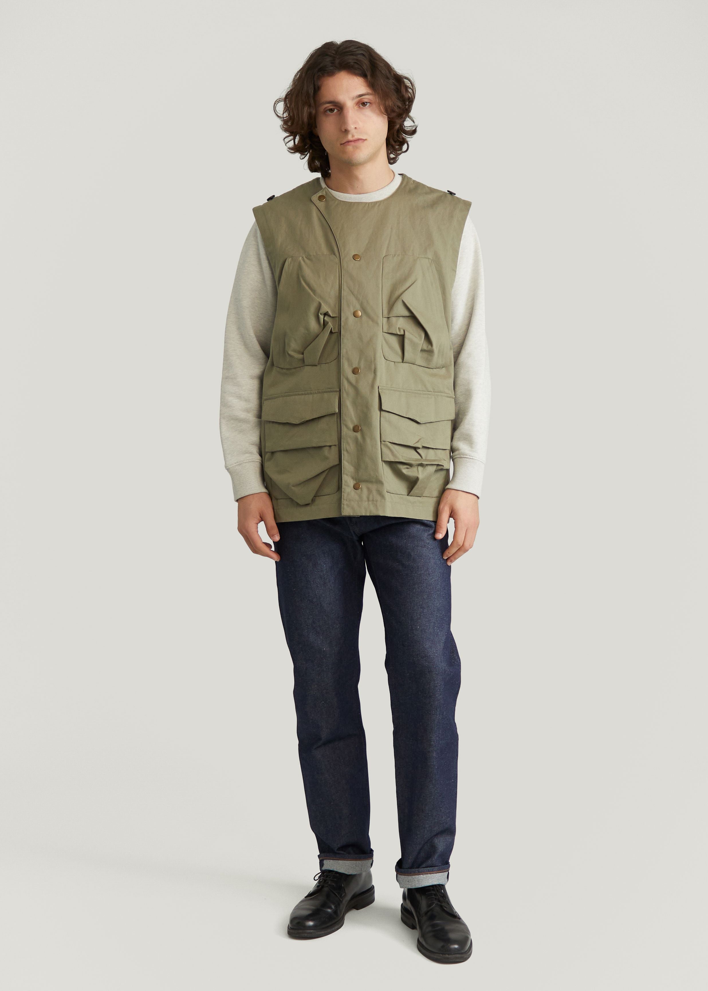 Gilet de chasse Percussion Savane Kaki - Vêtements Safari | Made in Chasse Gilet de chasse Percussion Savane Kaki - Vêtements Safari | Made in Chasse
