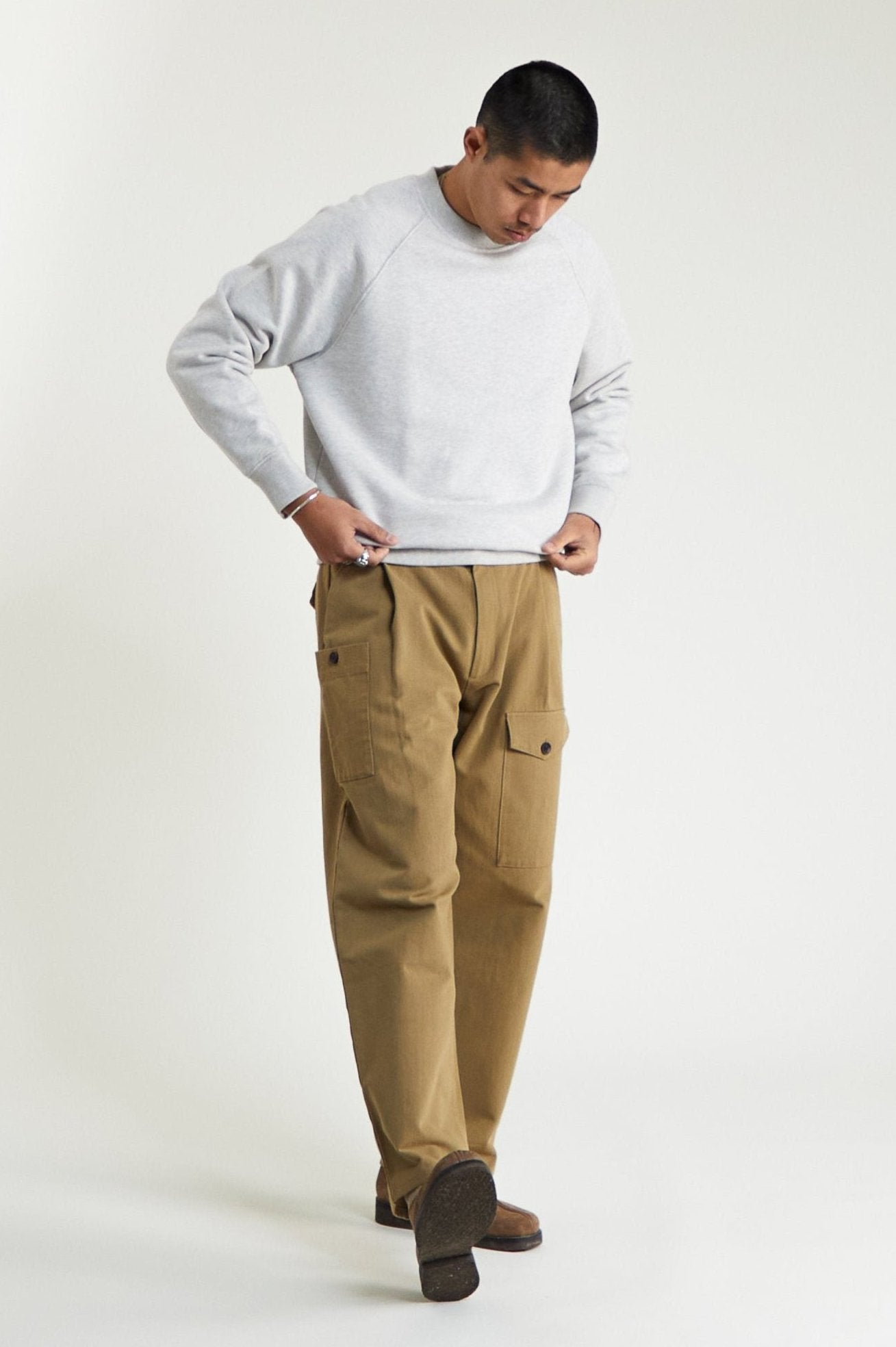 Pantalon cargo bonnegueule sale