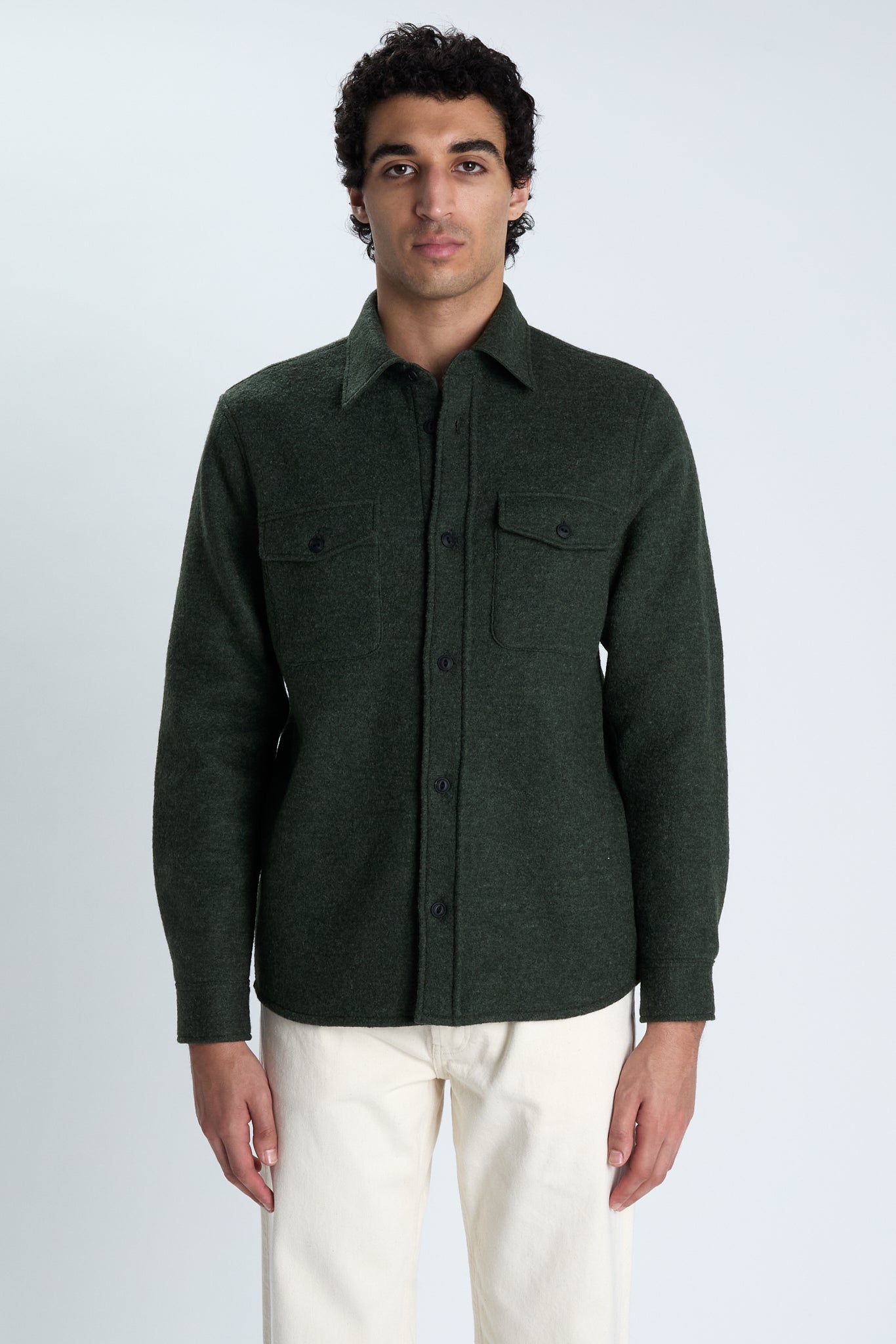 Milo overshirt in green