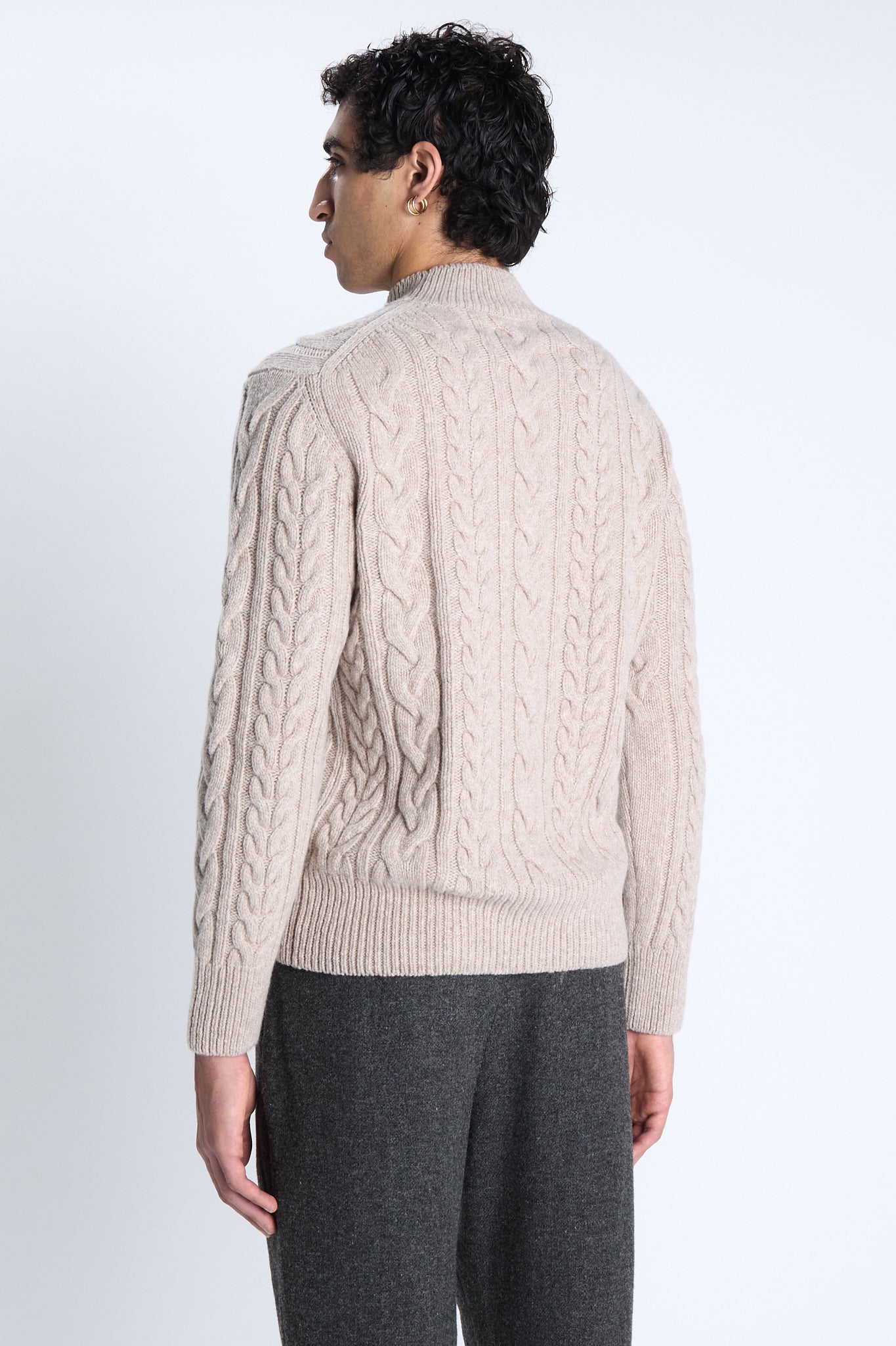 Molène Cable Knit Wool Sweater