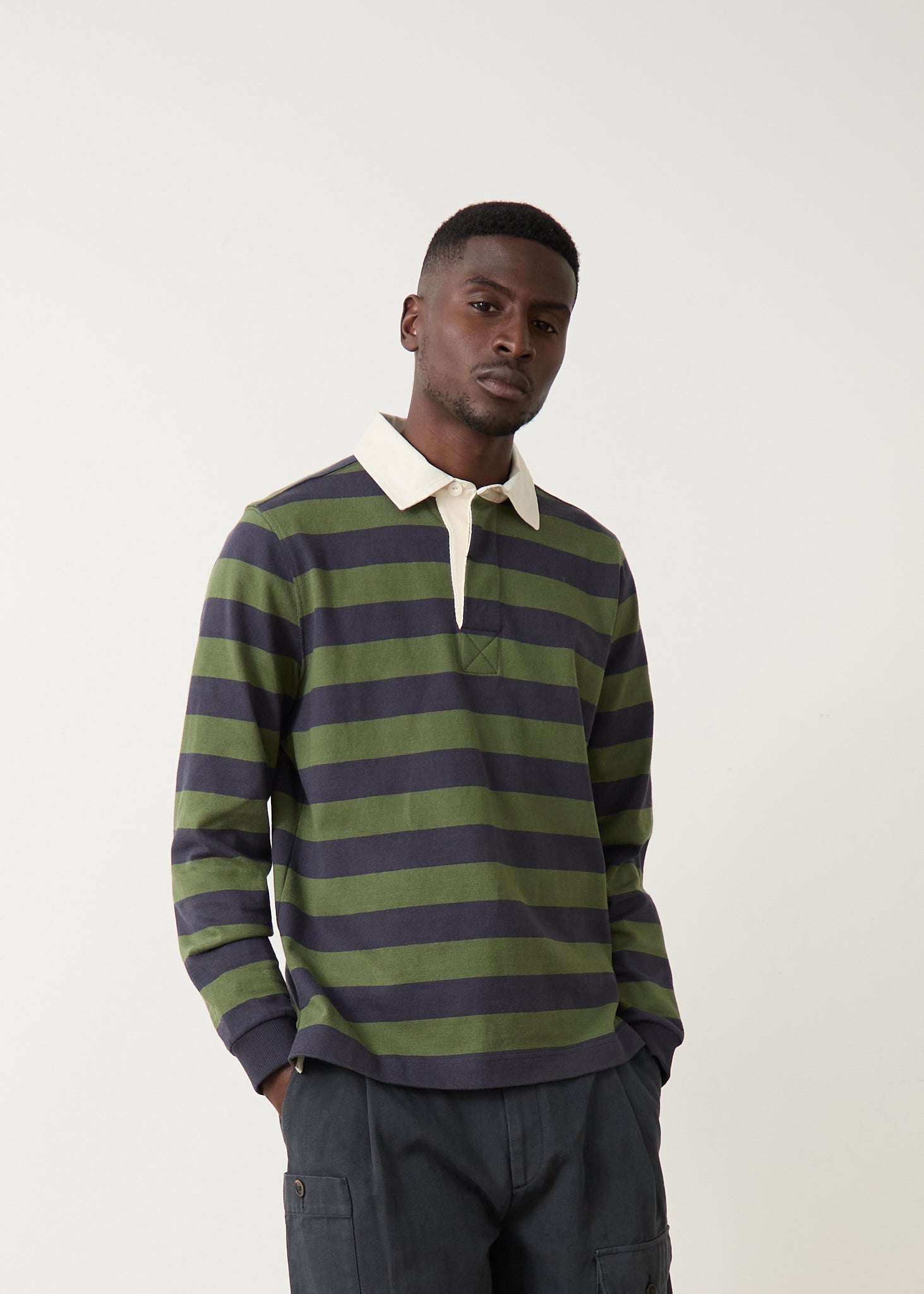 Polo Maurice vert et marine