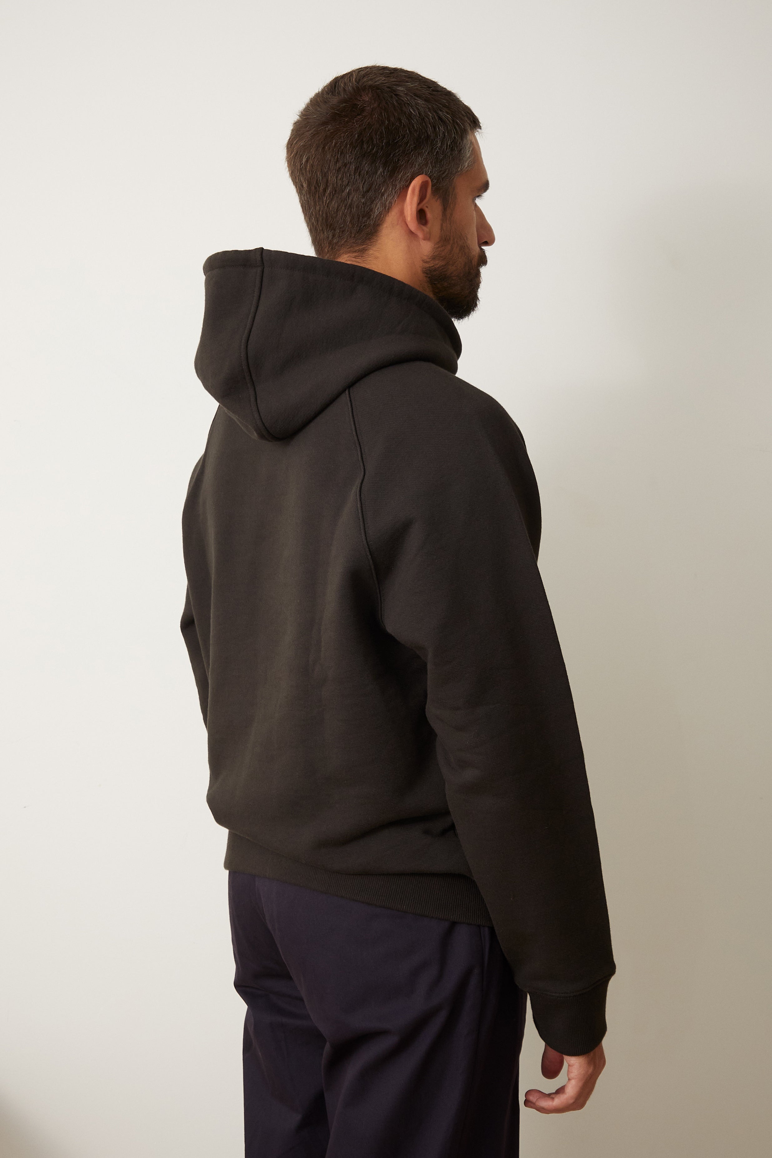 Michigan Charcoal Black Heavyweight Hoodie