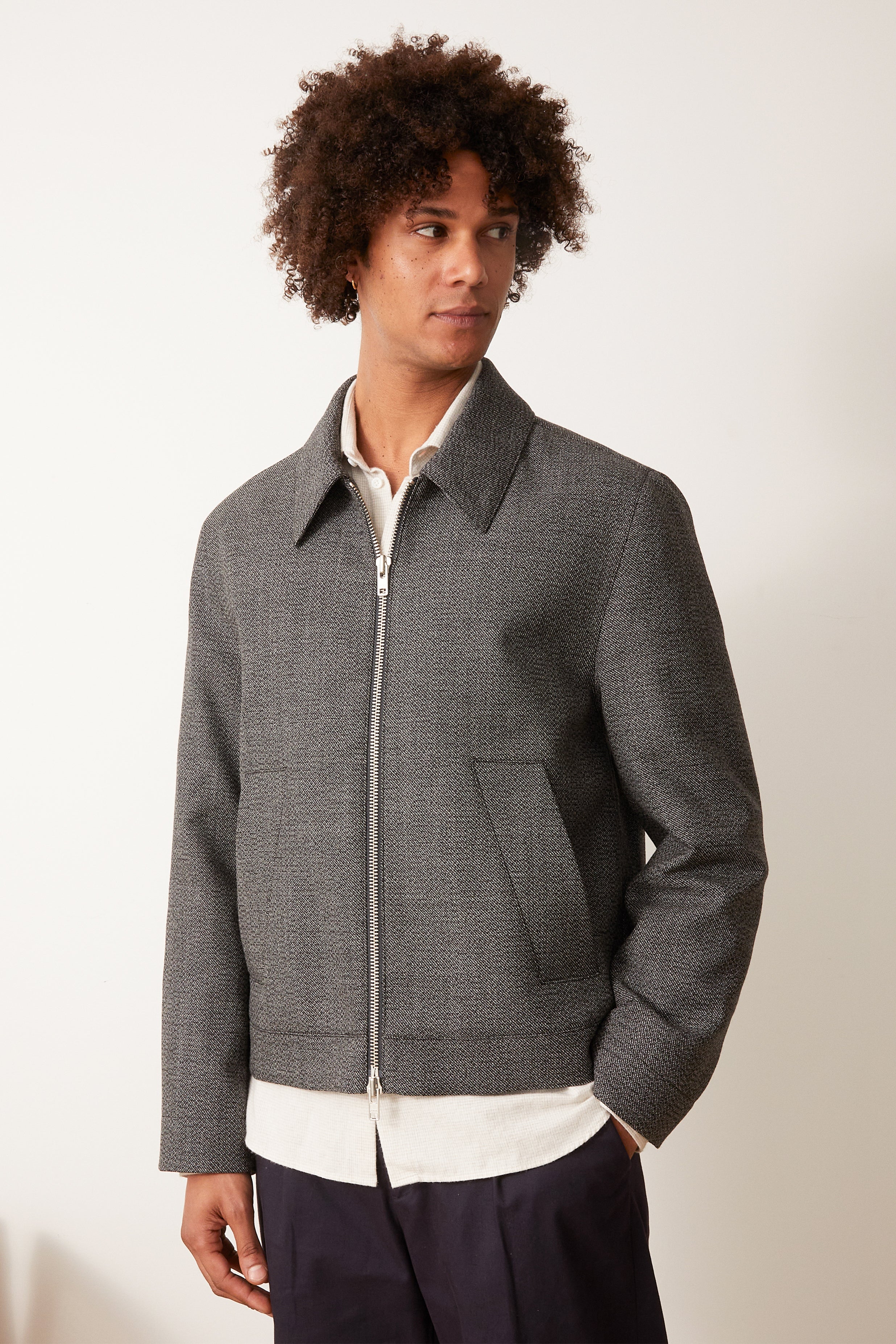 Positano jacket in grey