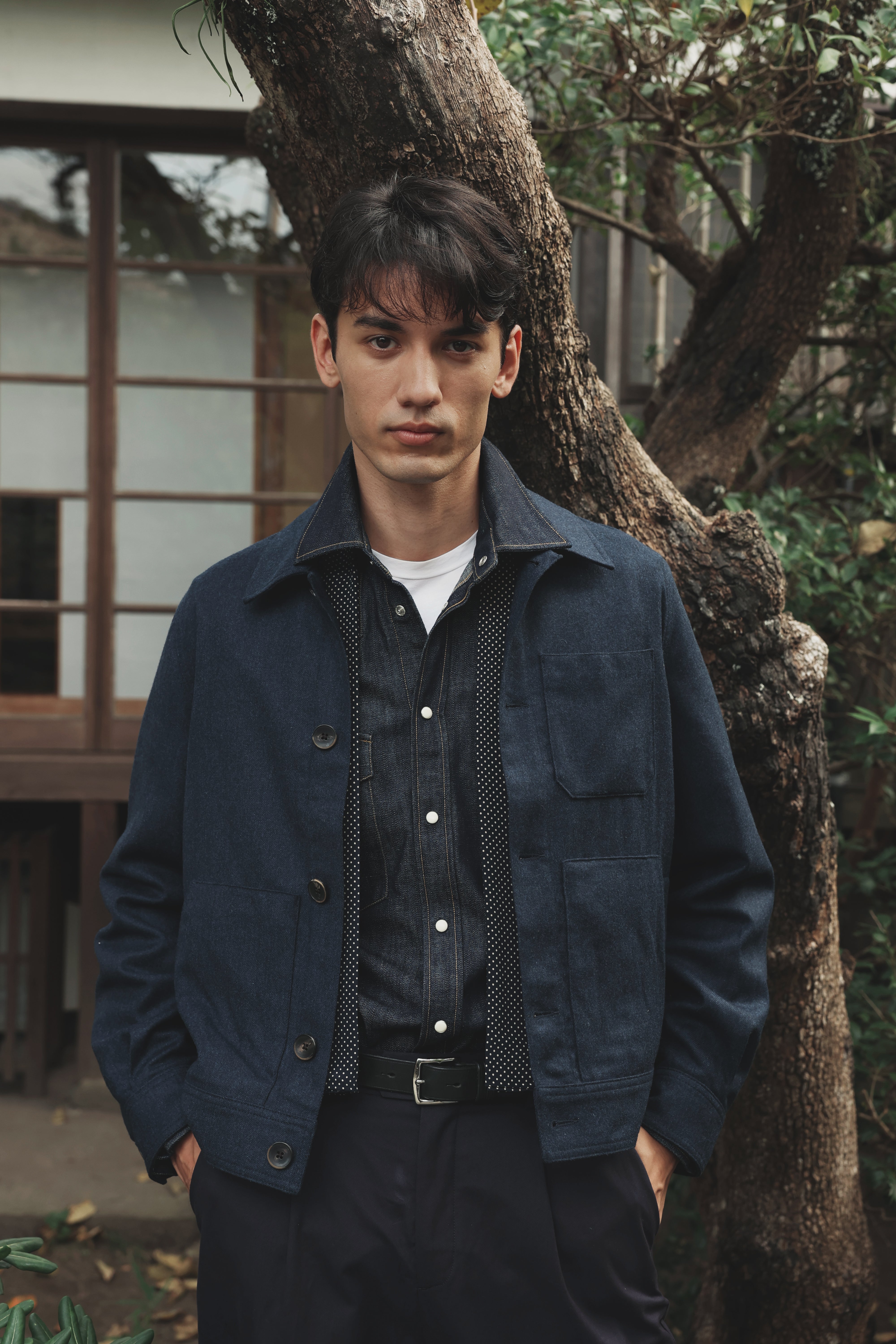 Bergame jacket in navy