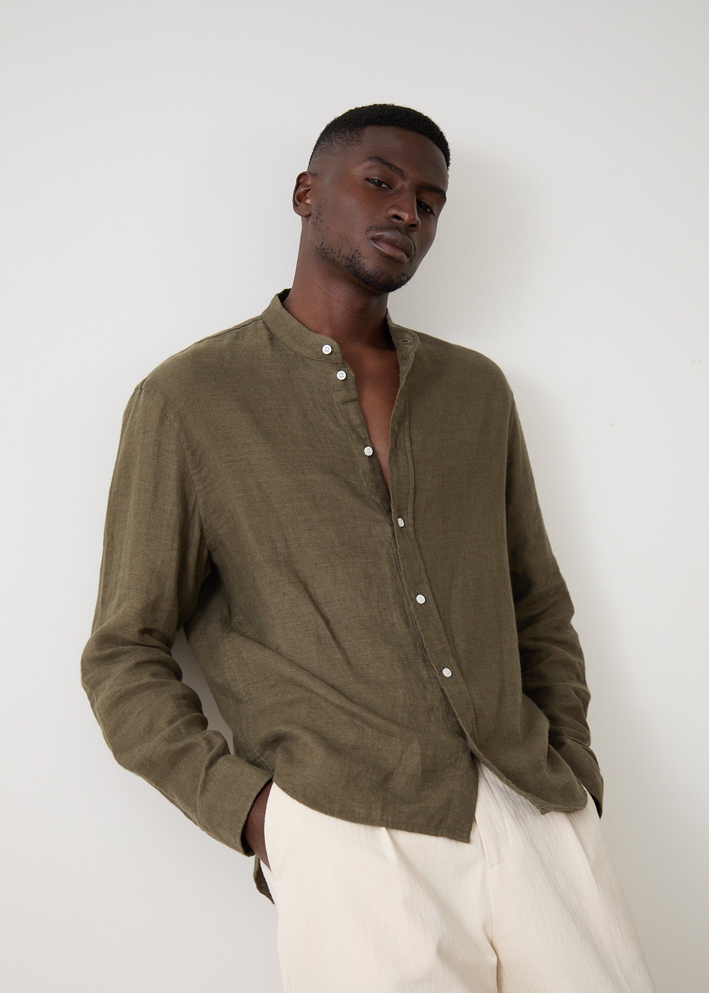 Arles shirt in khaki