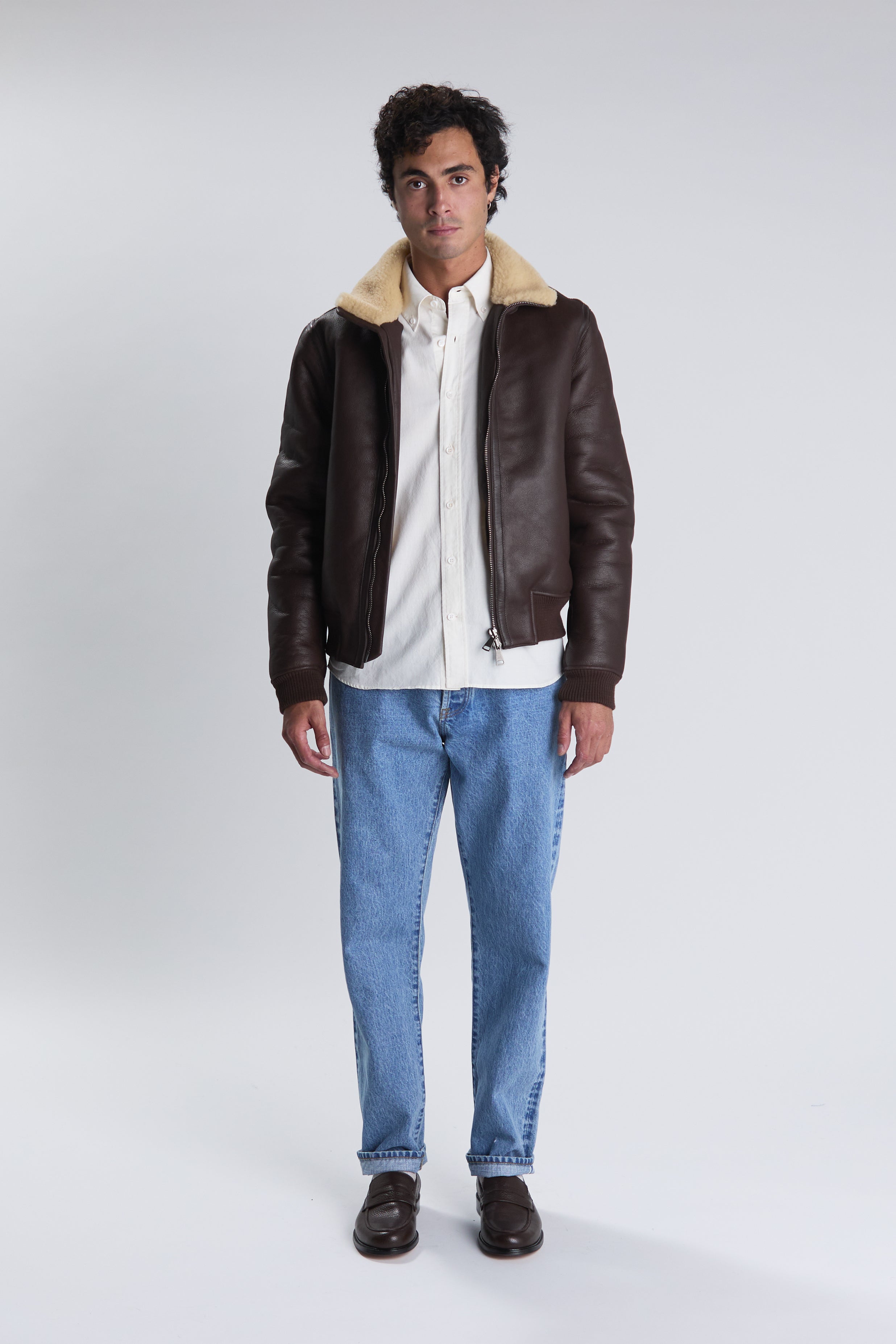 Blouson Mukka marron