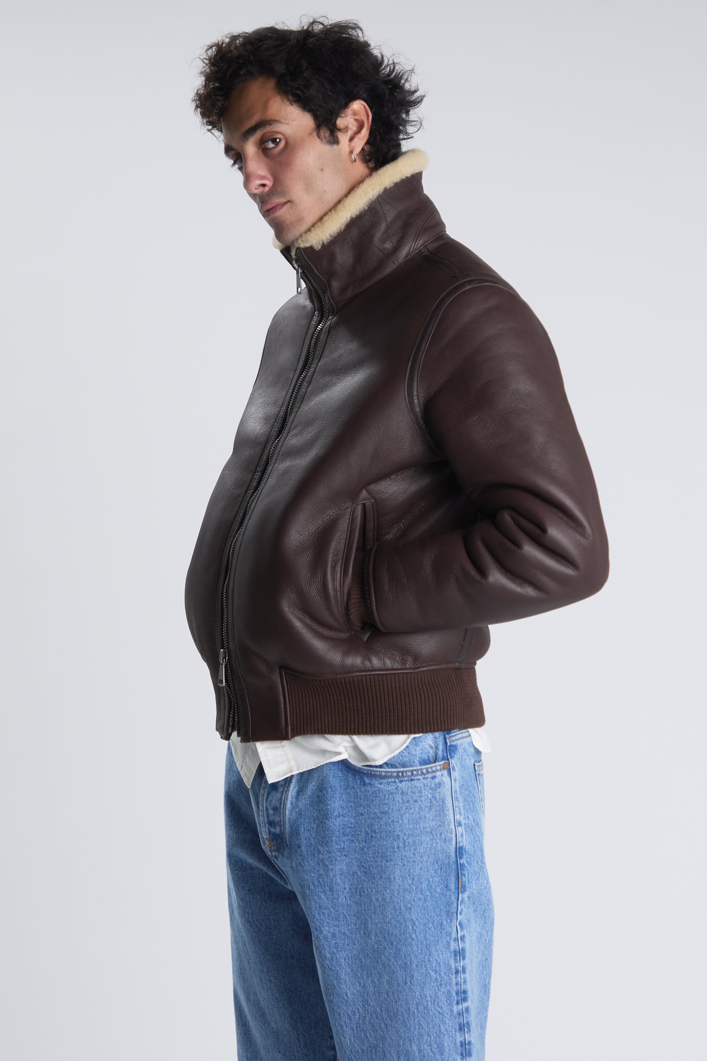 Blouson Mukka marron