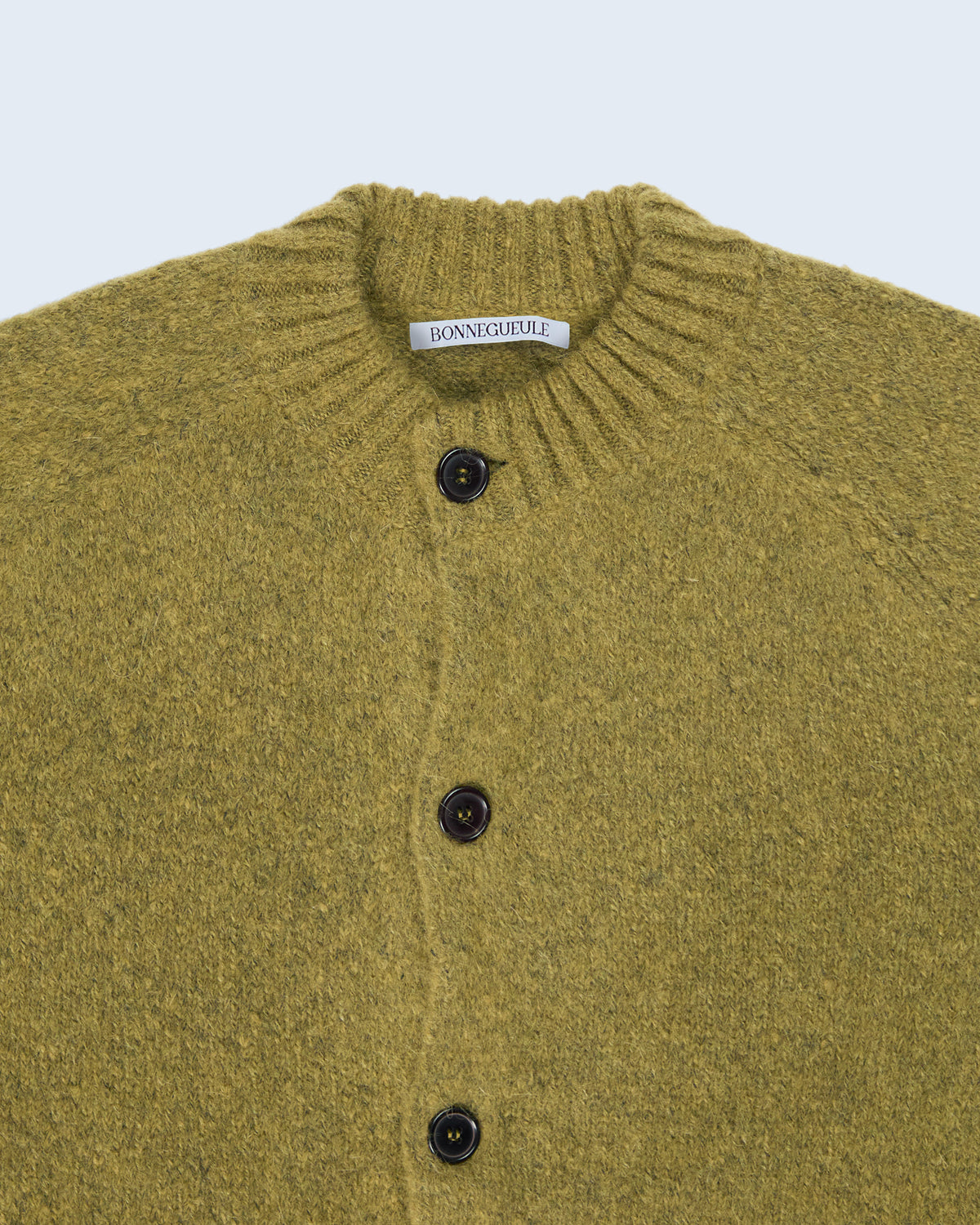 Cardigan Archie vert lichen
