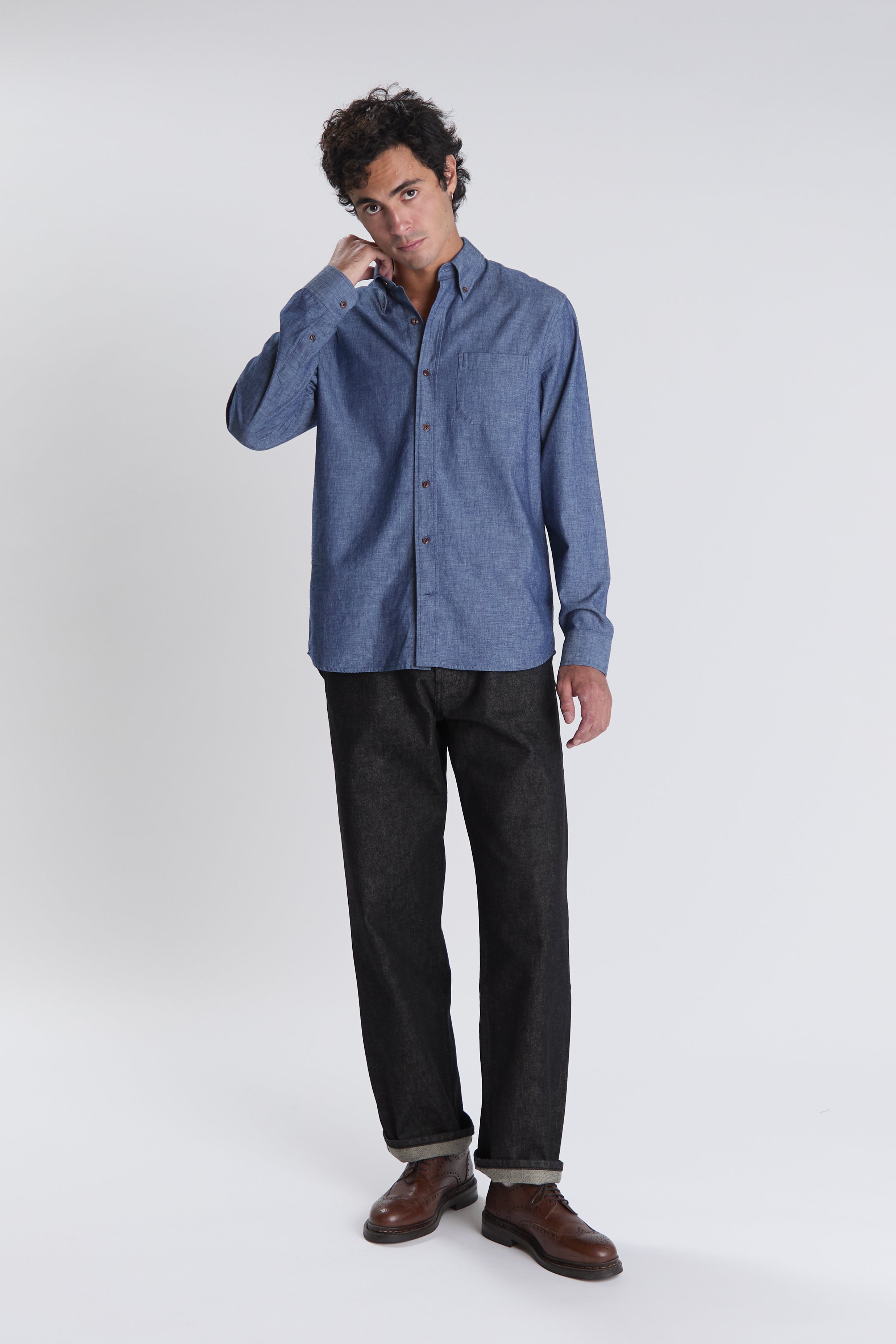 Calvi shirt in indigo