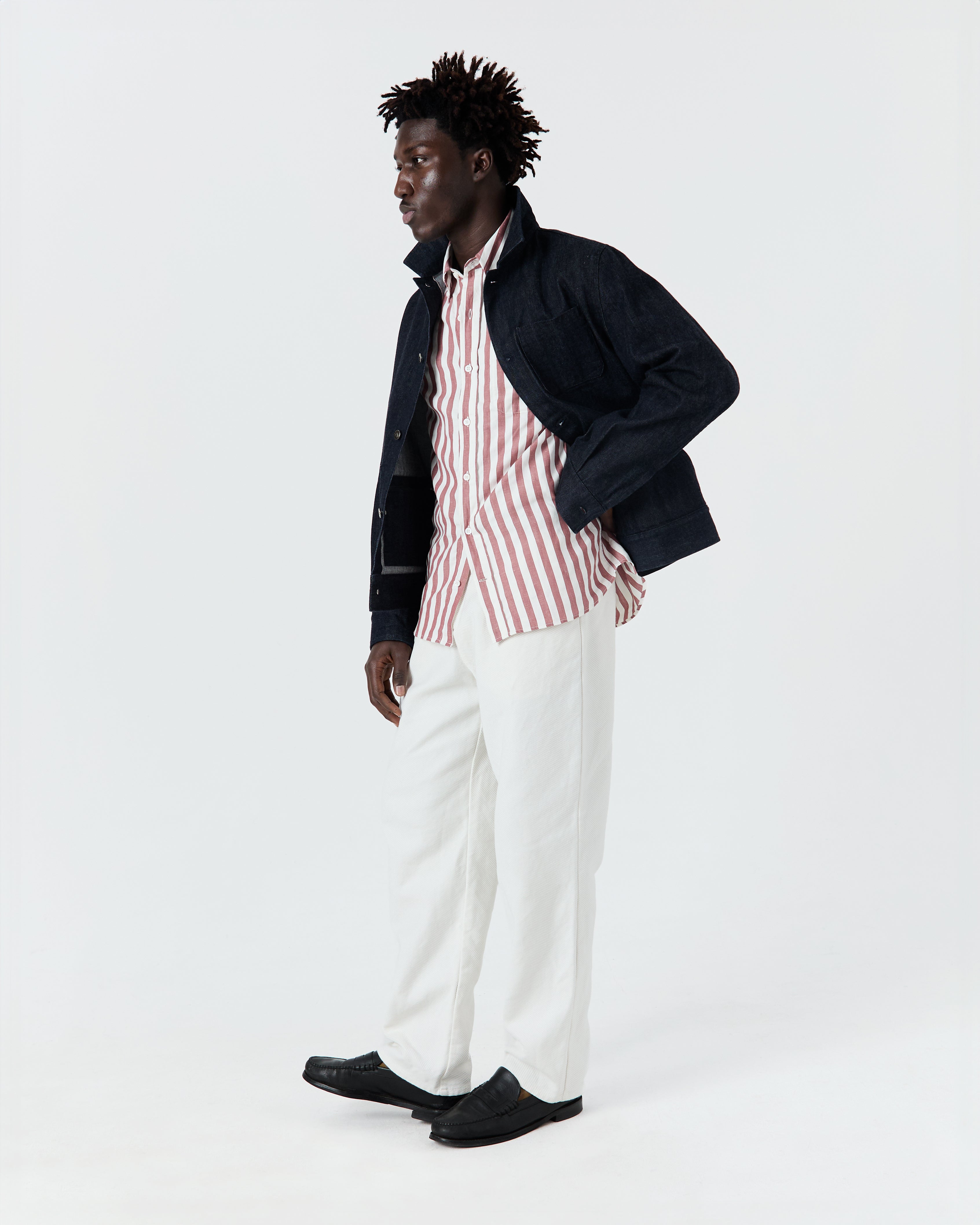 Calvi shirt in red and white