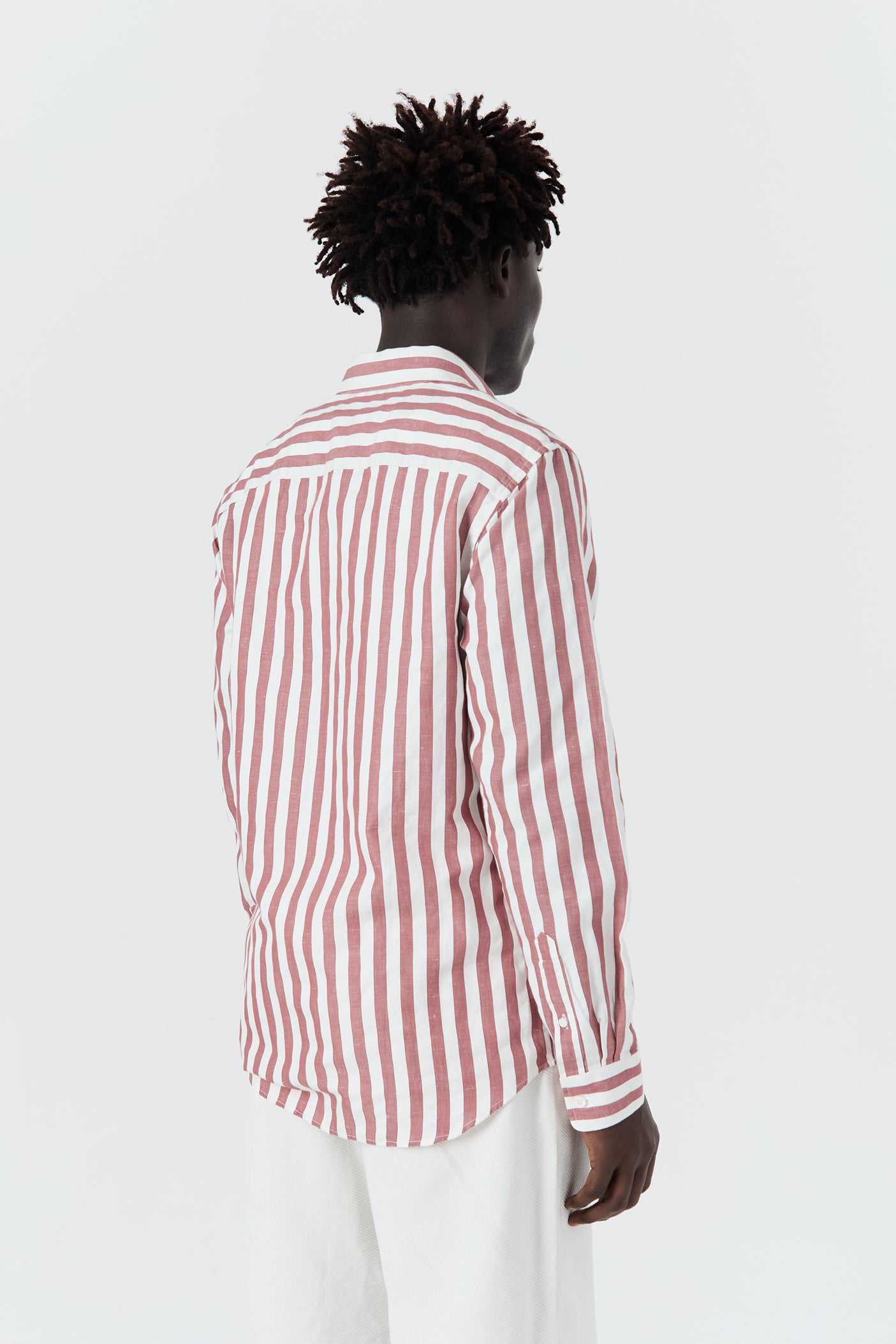 Chemise Calvi rouge et blanc